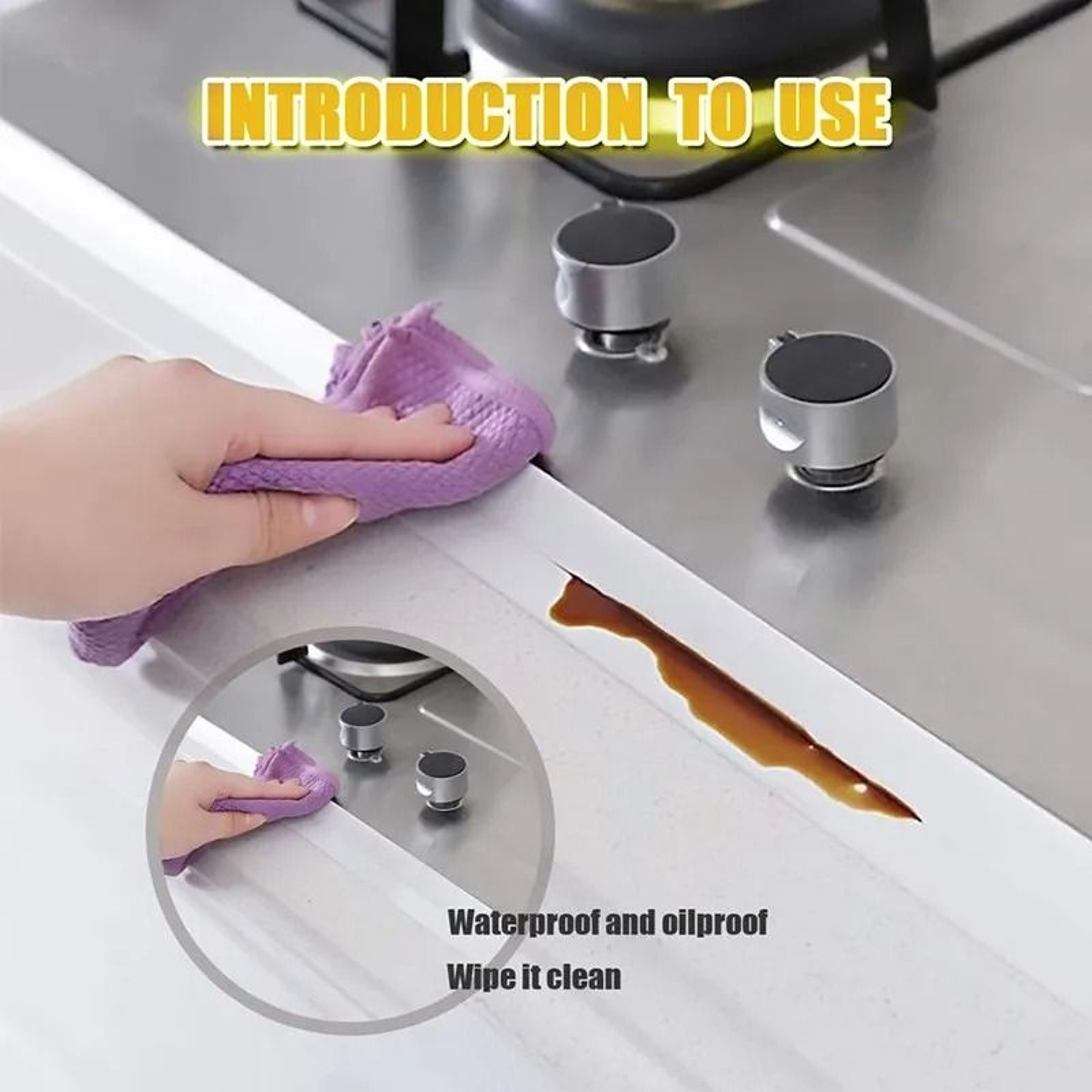 Waterproof Self Adhesive Wall Sealing Tape For Kitchen And Bathroom 5