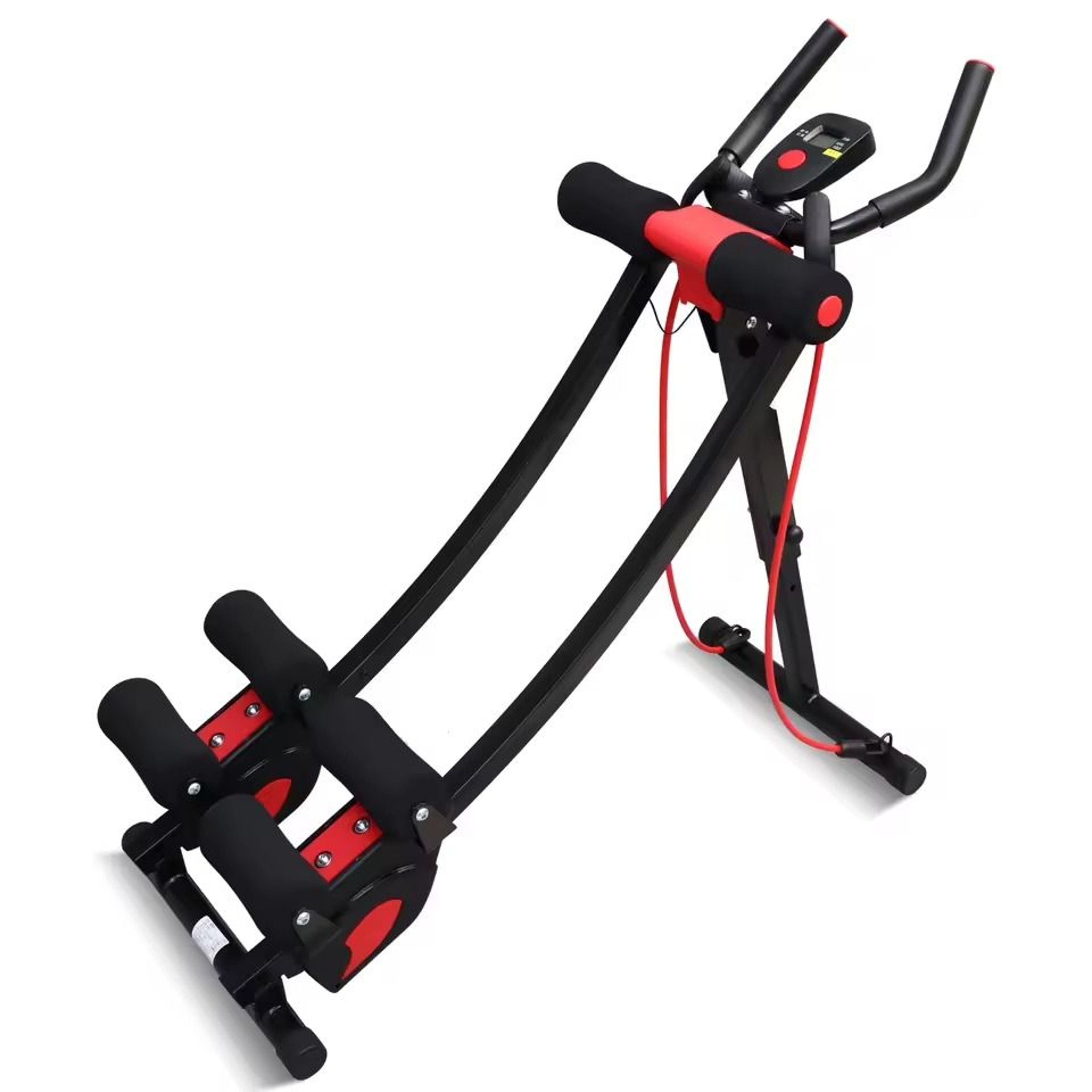 Dual Track Fitness Ab Machine Adjustable Home Ab Cruncher And Waist Trainer 0