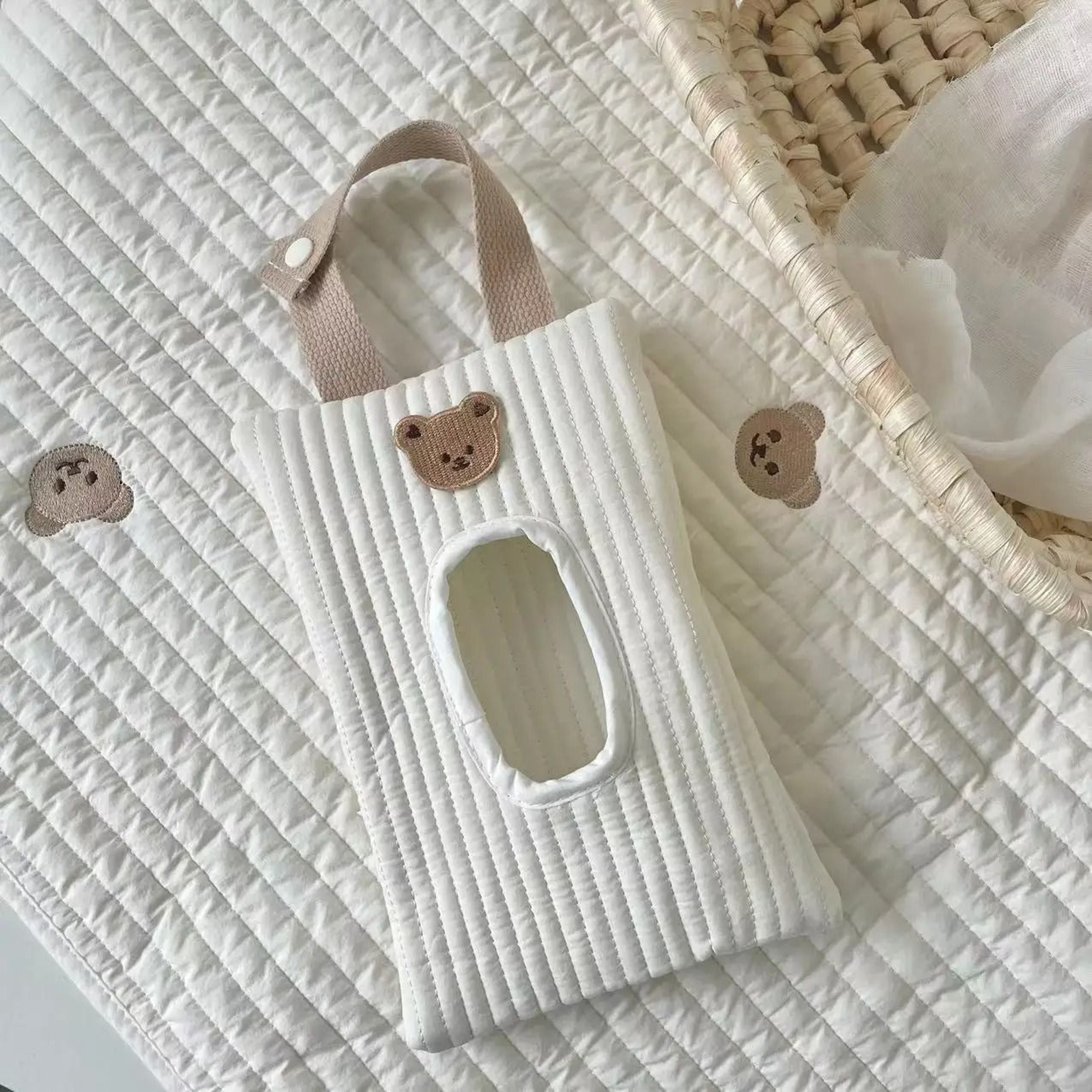 Cartoon Animal Flip Cover Tissue Box Hanging Wipes Storage Holder 2
