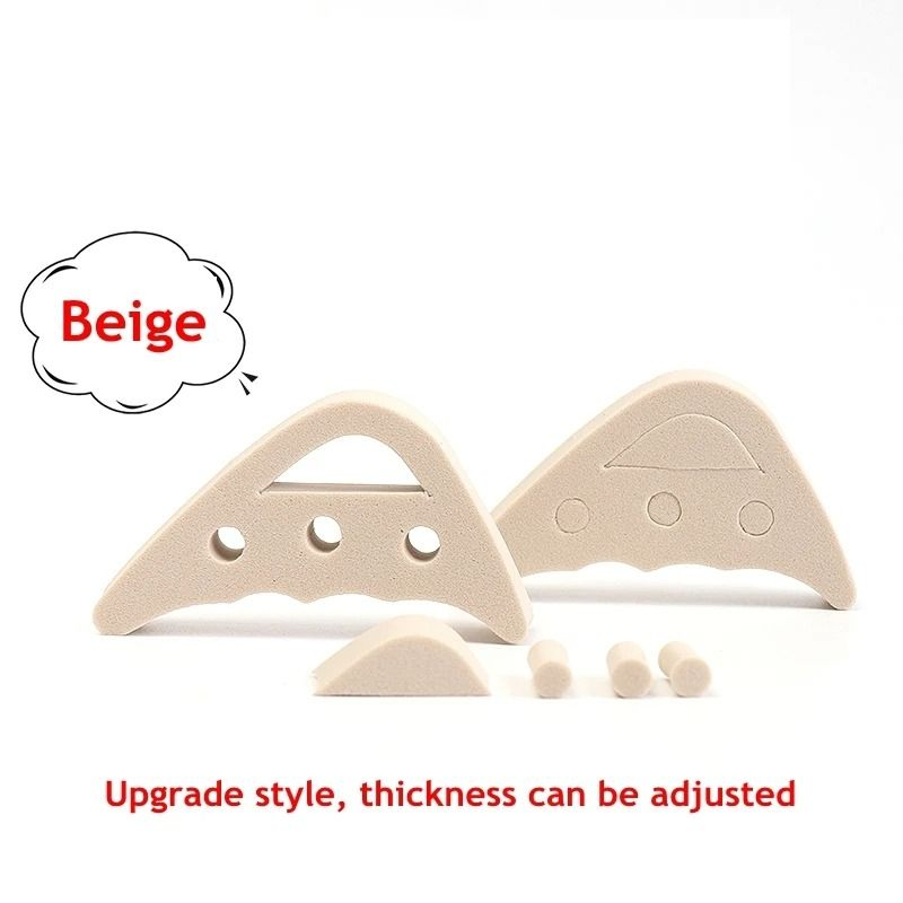 Soft Toe Plug Half Insole Reusable Shoe Filler Adjustable Foot Padding Inserts 6