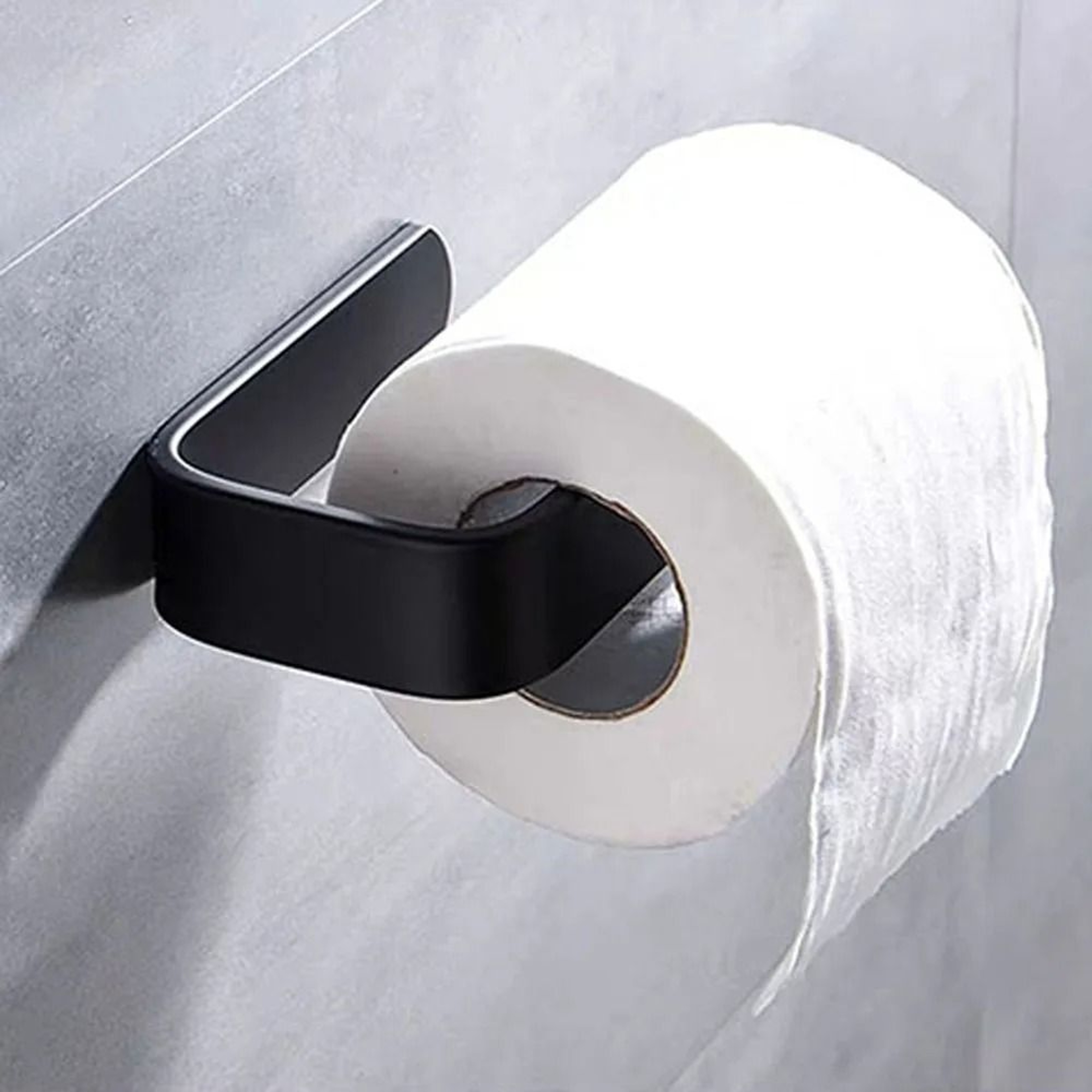 Self Adhesive Wall Mounted Towel Rack Bathroom Towel Holder And Toilet Paper Hanger 3