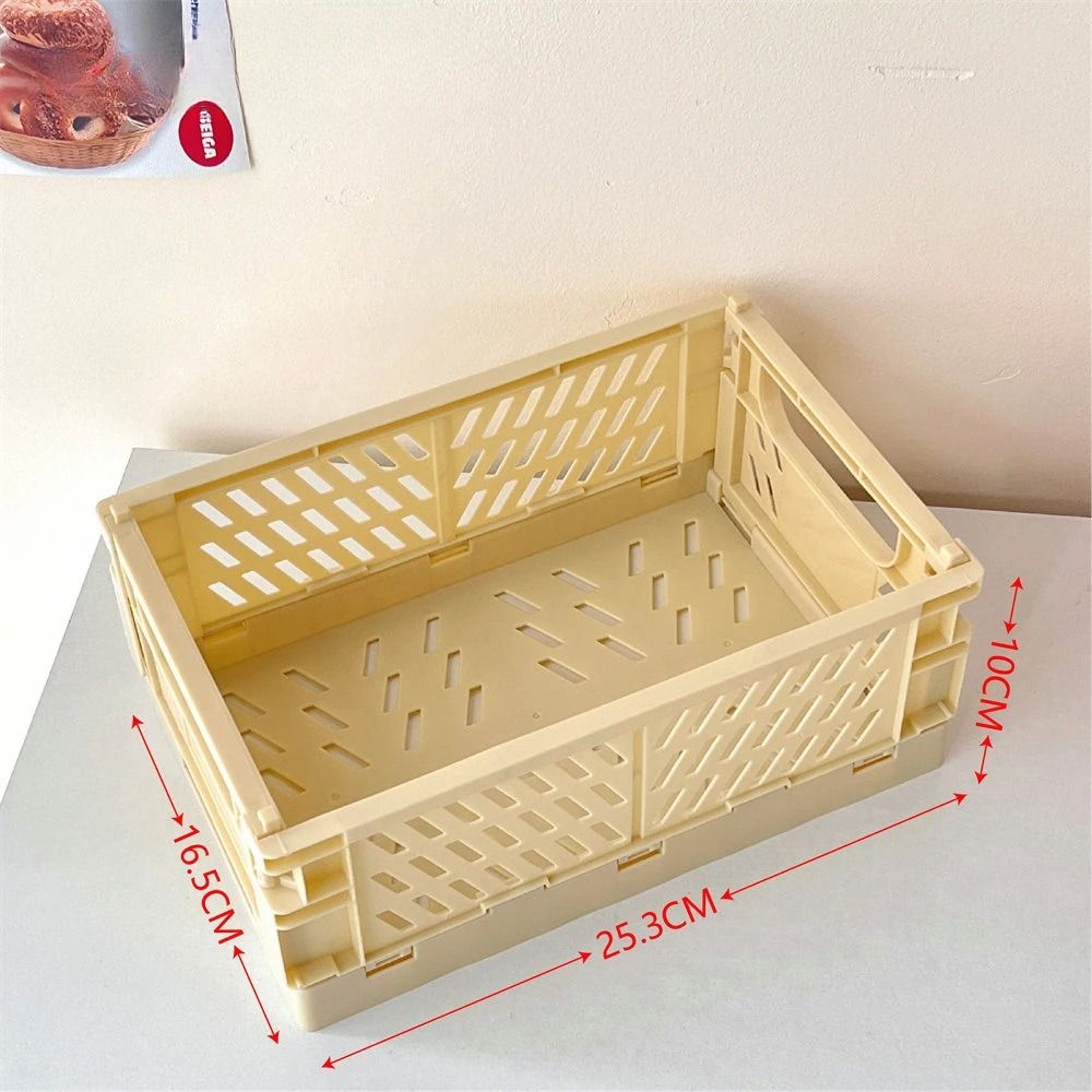 Folding Plastic Storage Box Organizer 8
