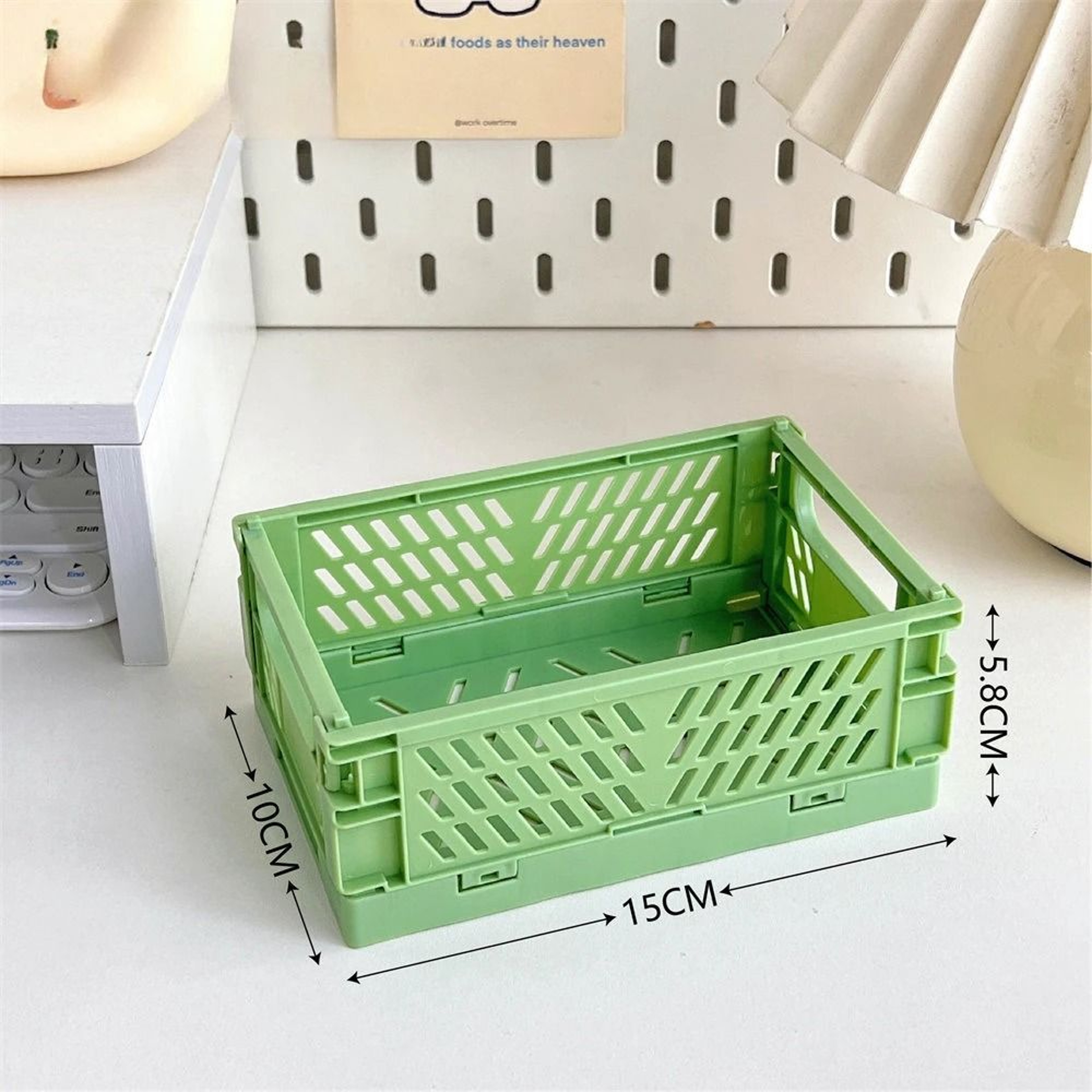 Folding Plastic Storage Box Organizer 14