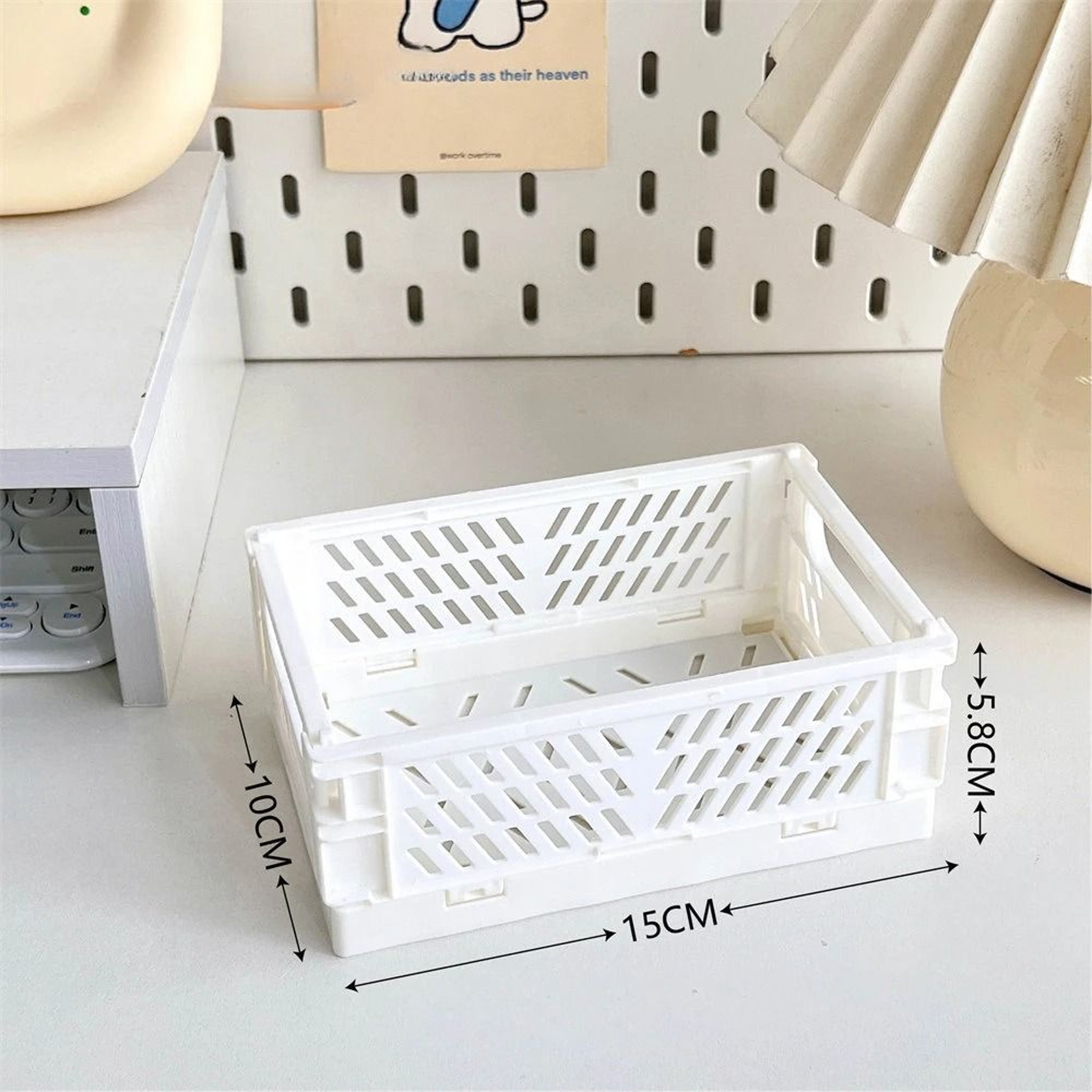Folding Plastic Storage Box Organizer 17