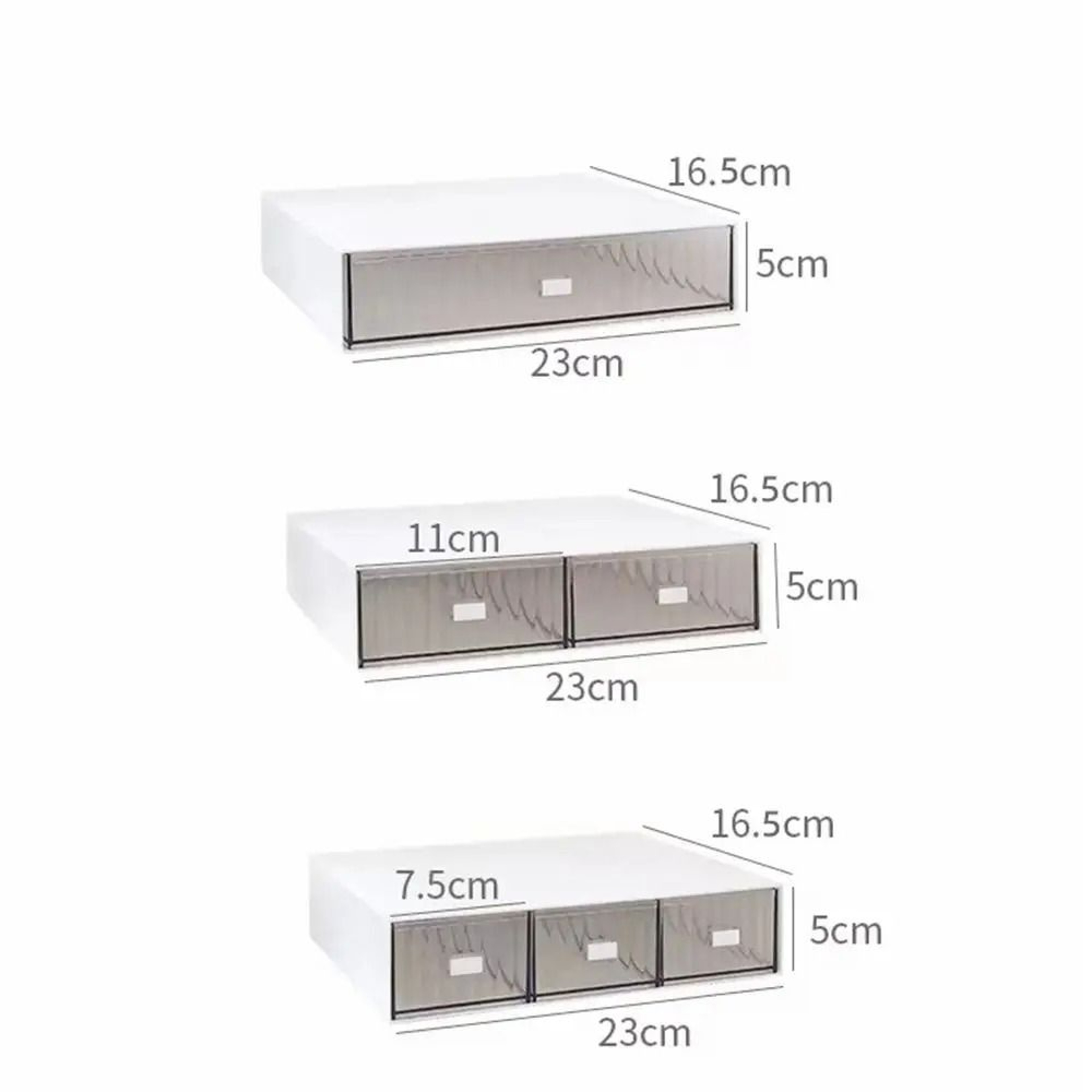 Acrylic Desktop Storage Box With Clear Drawers For Pens Makeup And Stationery 5