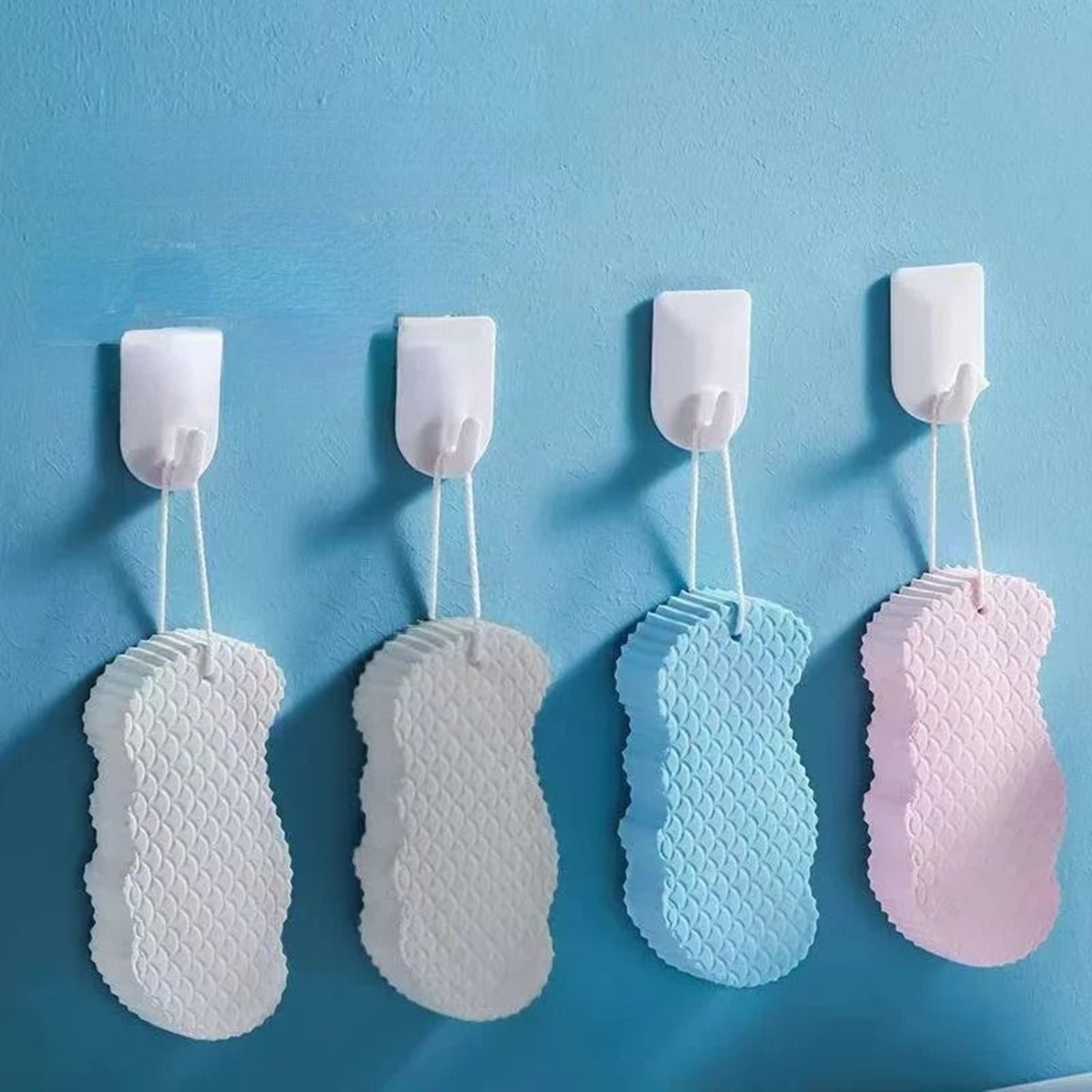 Three Dimensional Bath Sponge Body Scrubber For Gentle Exfoliating And Daily Shower Cleaning 1