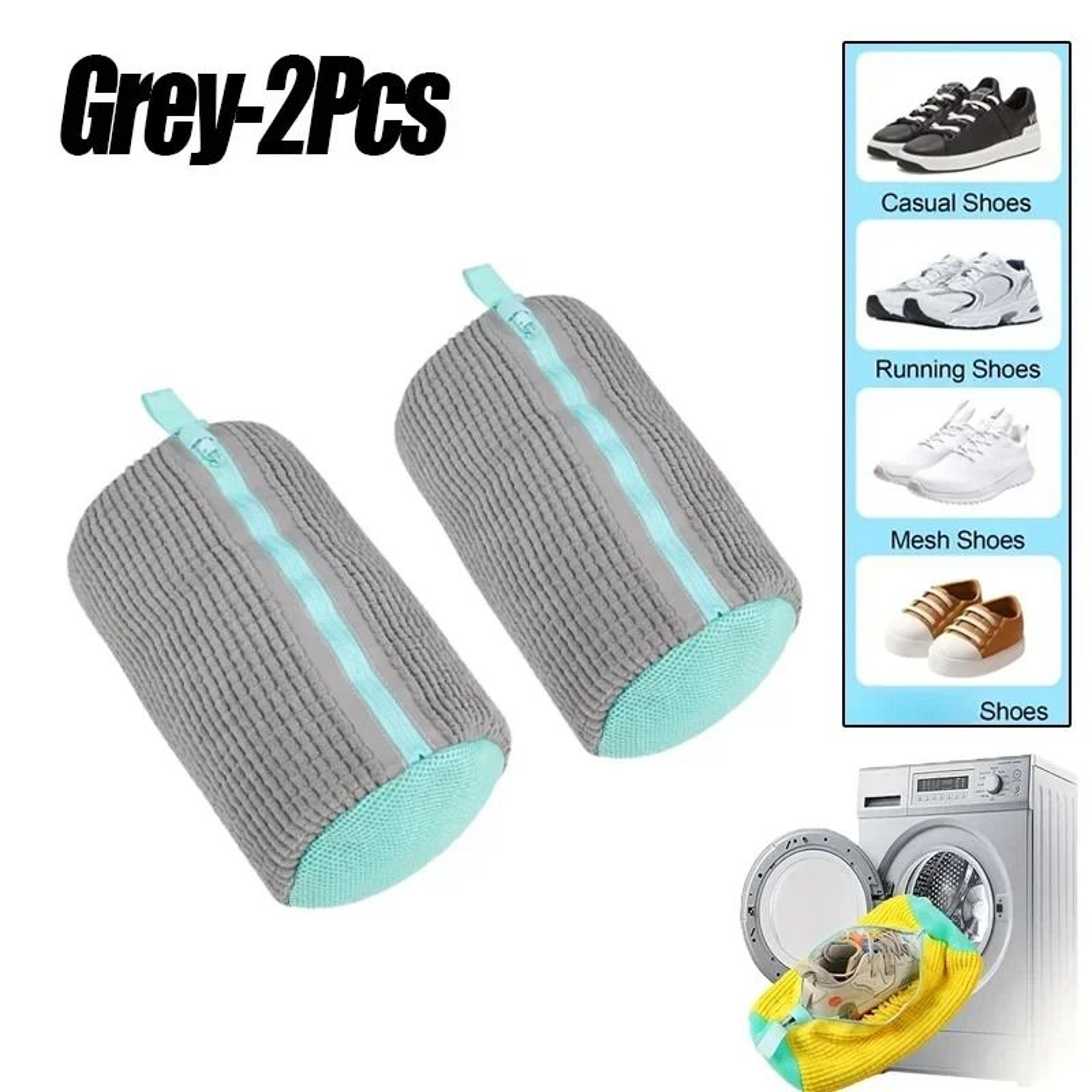 Machine Washable Shoe Laundry Bag With Soft Fiber Liner And Adjustable Strap 10