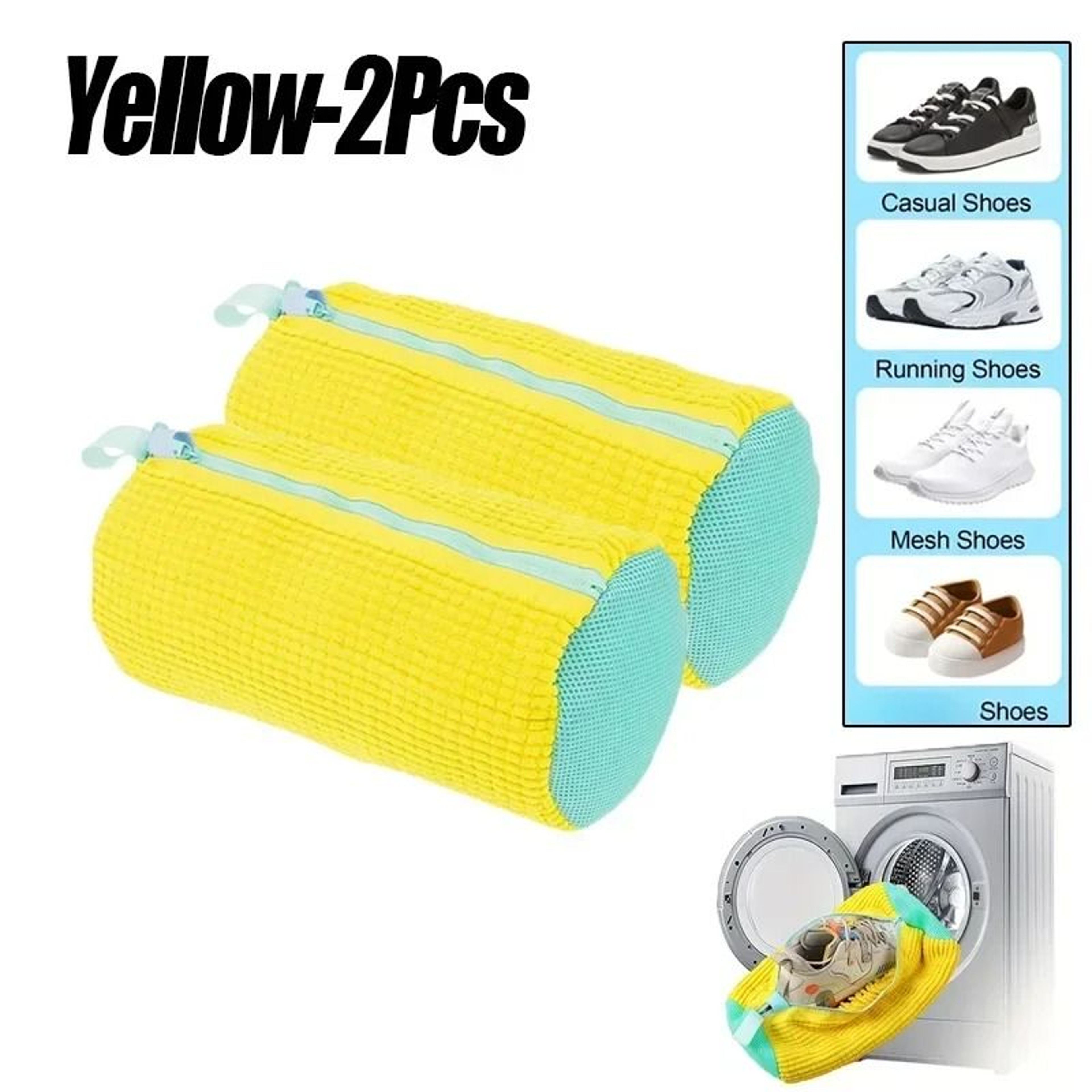Machine Washable Shoe Laundry Bag With Soft Fiber Liner And Adjustable Strap 8