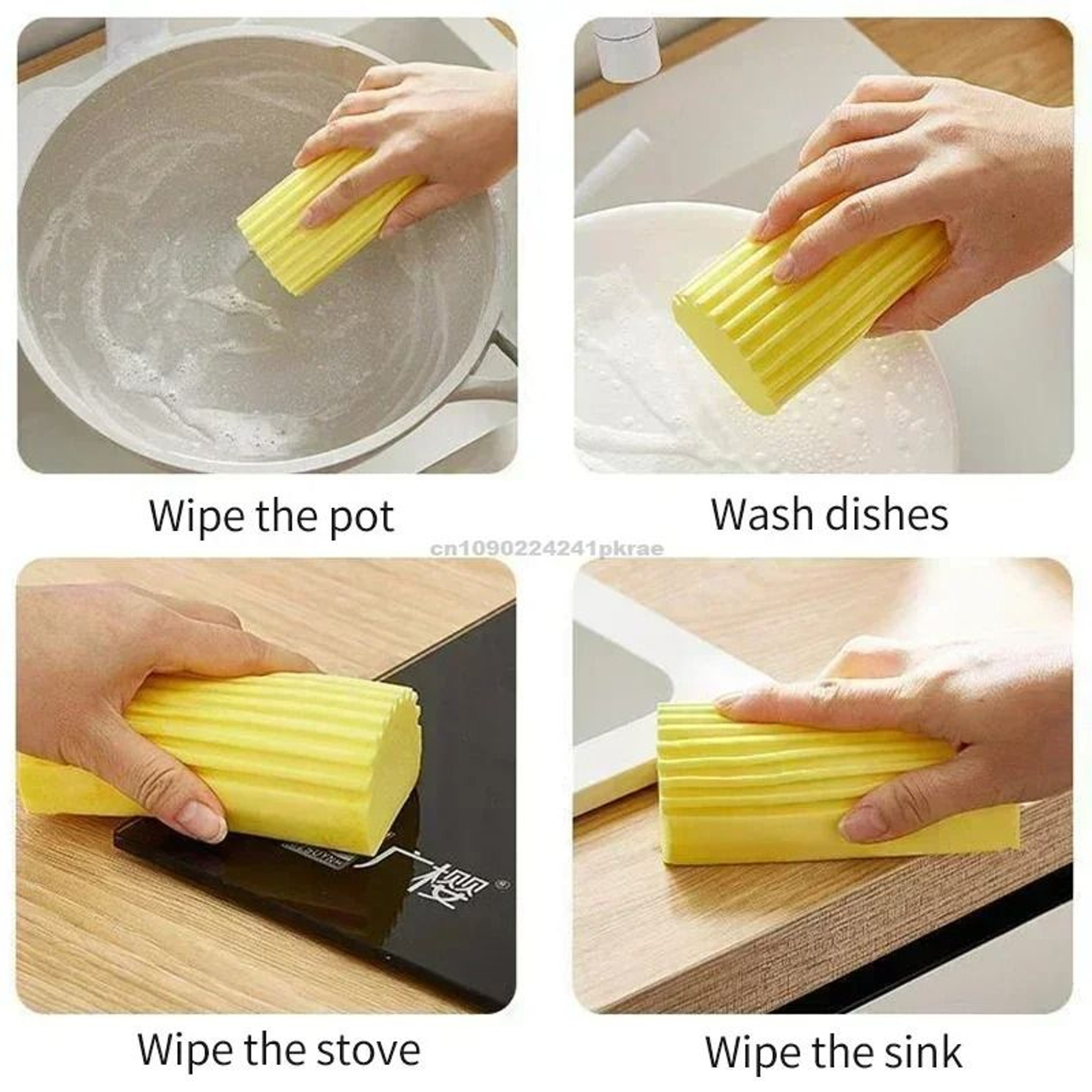 Magical Cleaning Sponge For Dust Removal And Wet Dusting On Home And Car Surfaces 3