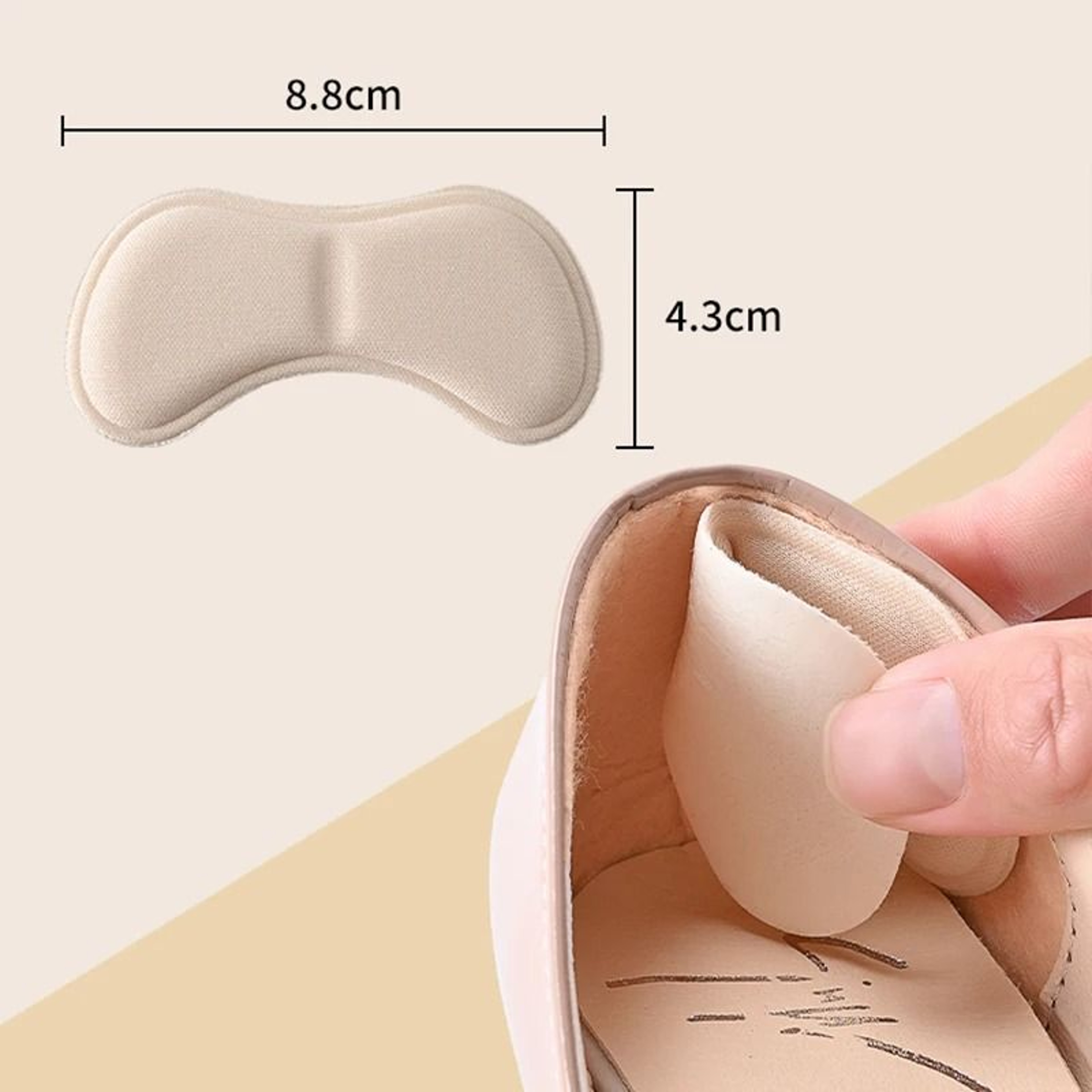 Heel Cushion Pads With Adhesive Backing For AntiWear Comfort And Blister Protection 1
