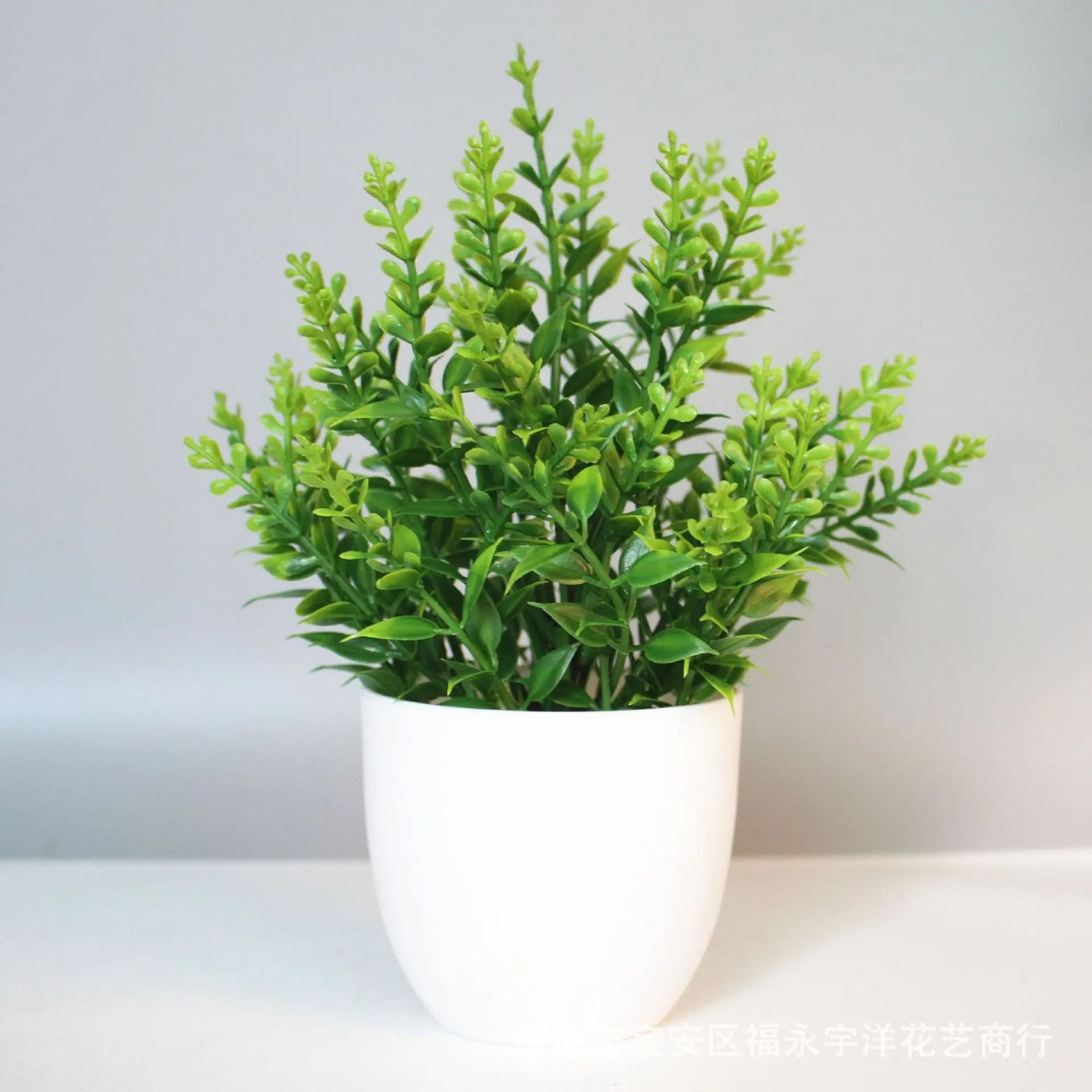 Artificial Potted Plant Desktop Home Office Shelf Decor 13