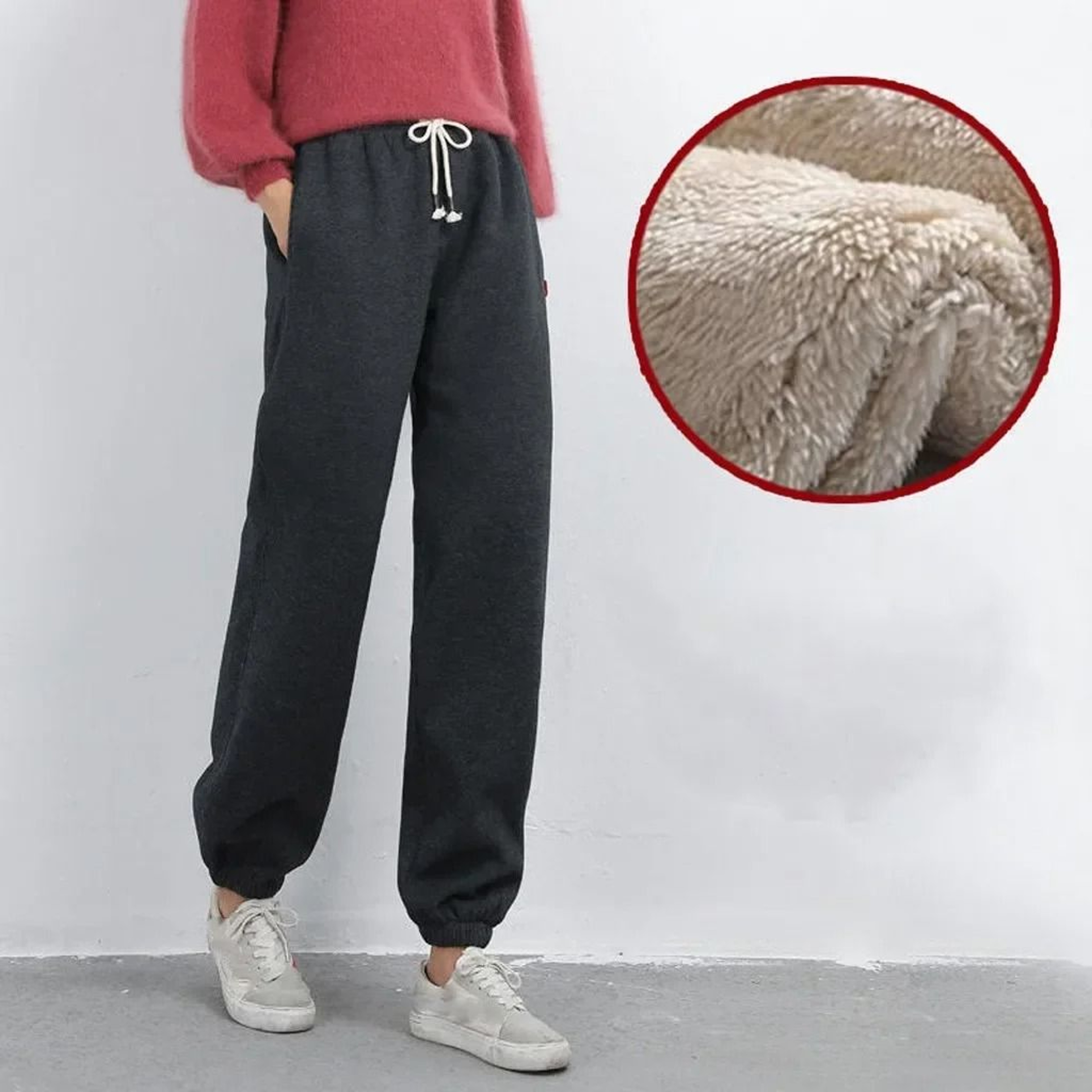 Women Winter Warm Leggings Thick Fleece Plus Size Casual Pants 1