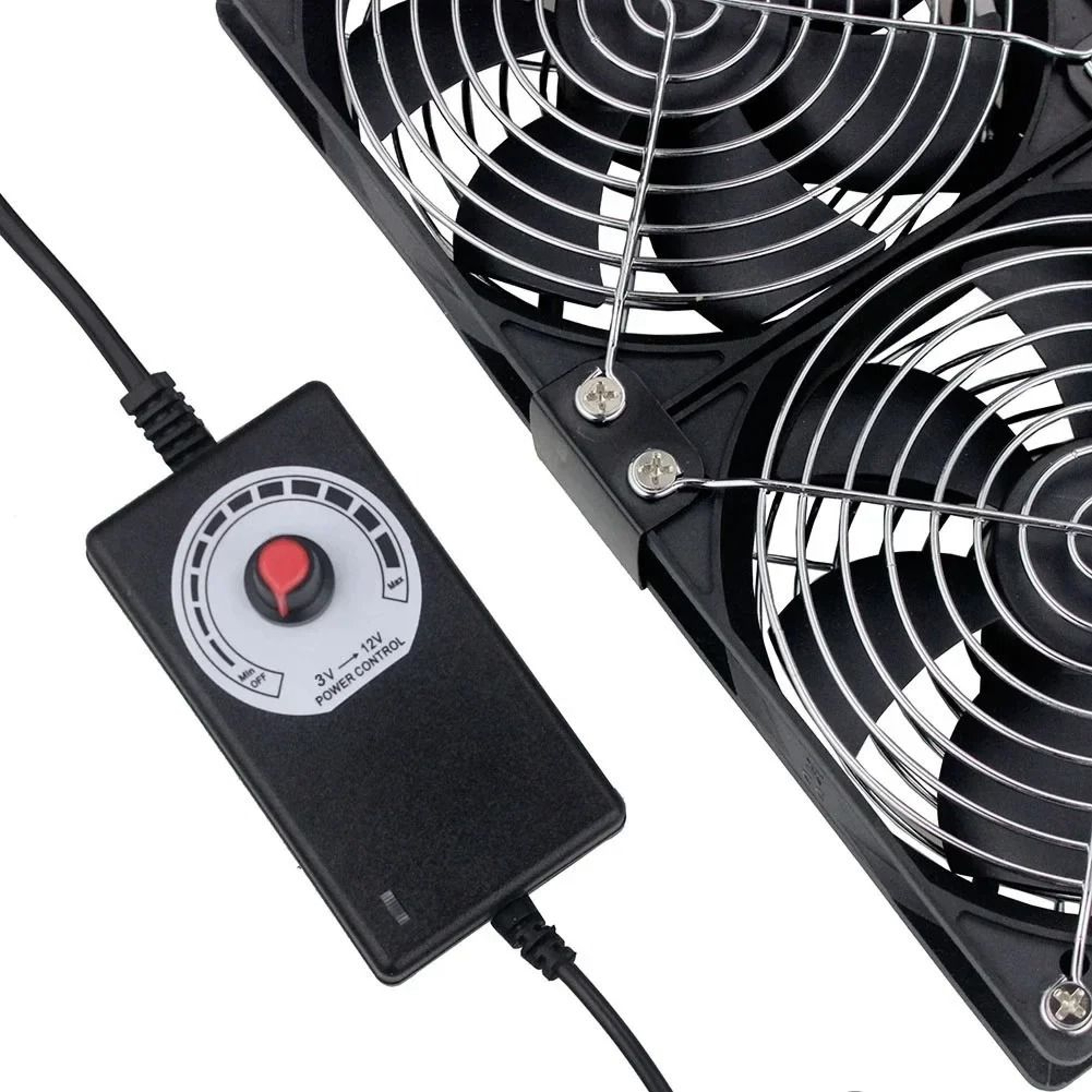 12cm Exhaust Cooling Fan With Adjustable Controller For Bathroom Workstations And Server Cabinets 1