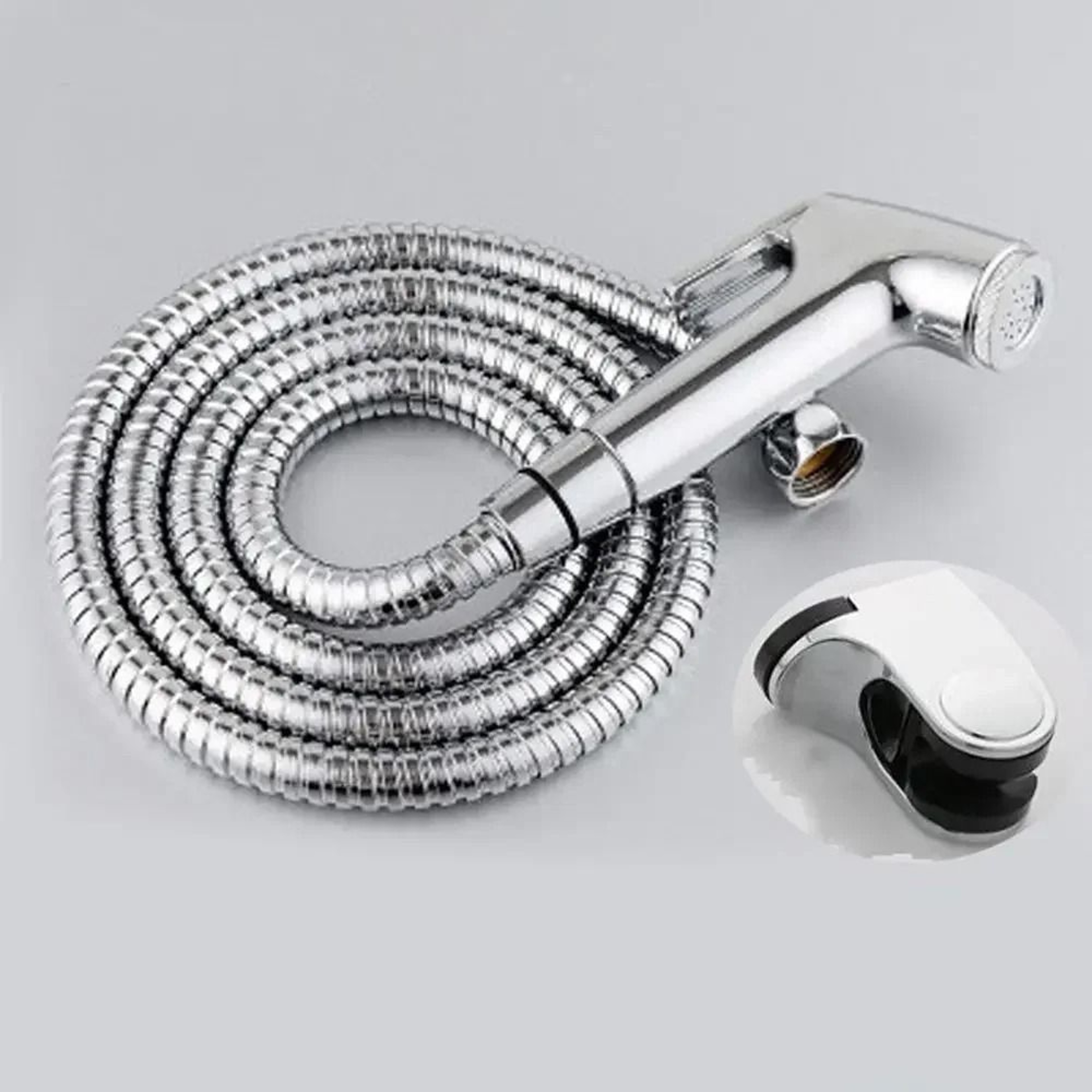 Stainless Steel Handheld Toilet Bidet Sprayer Set 0