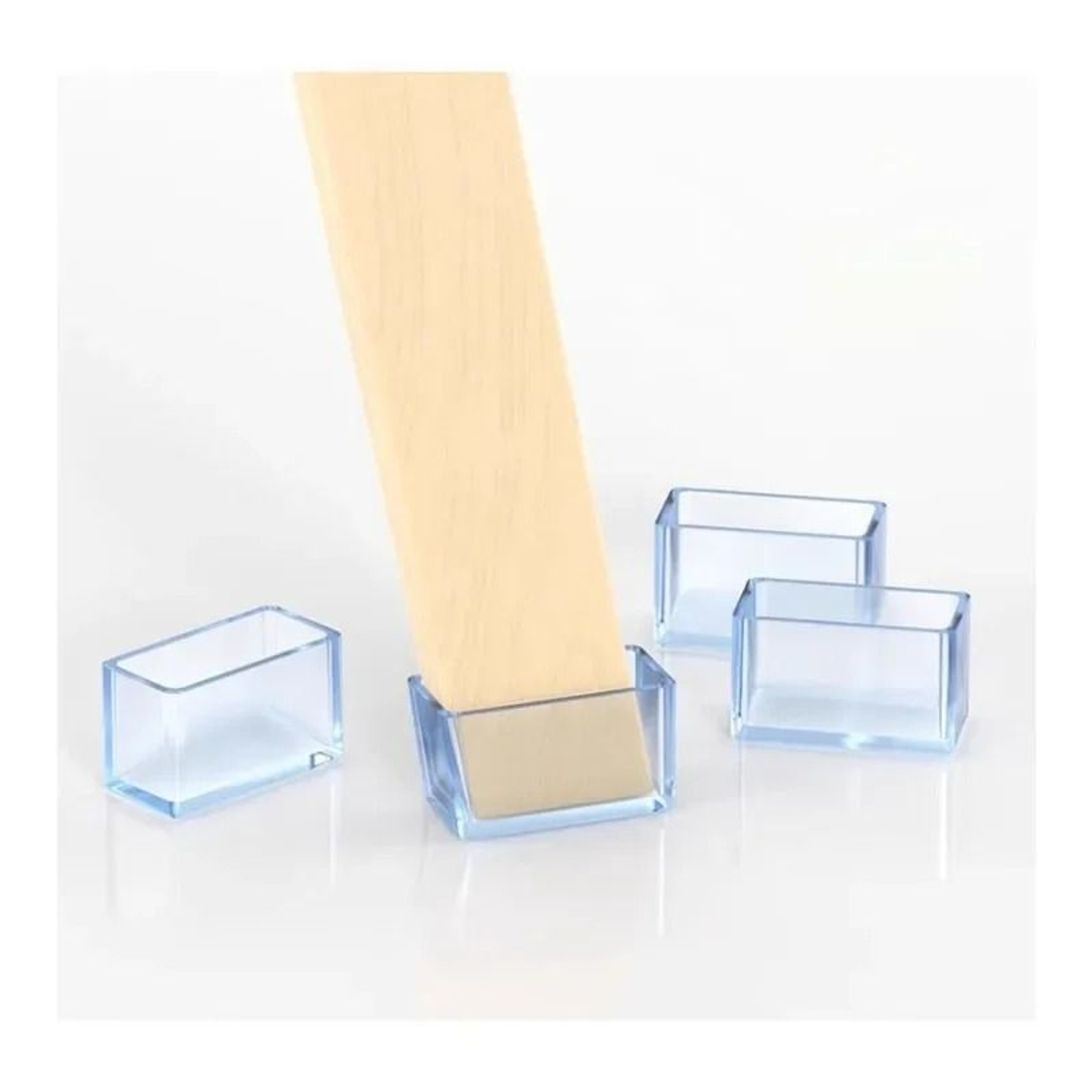 Silicone Chair Leg Pads Furniture Floor Protection Caps Set 3