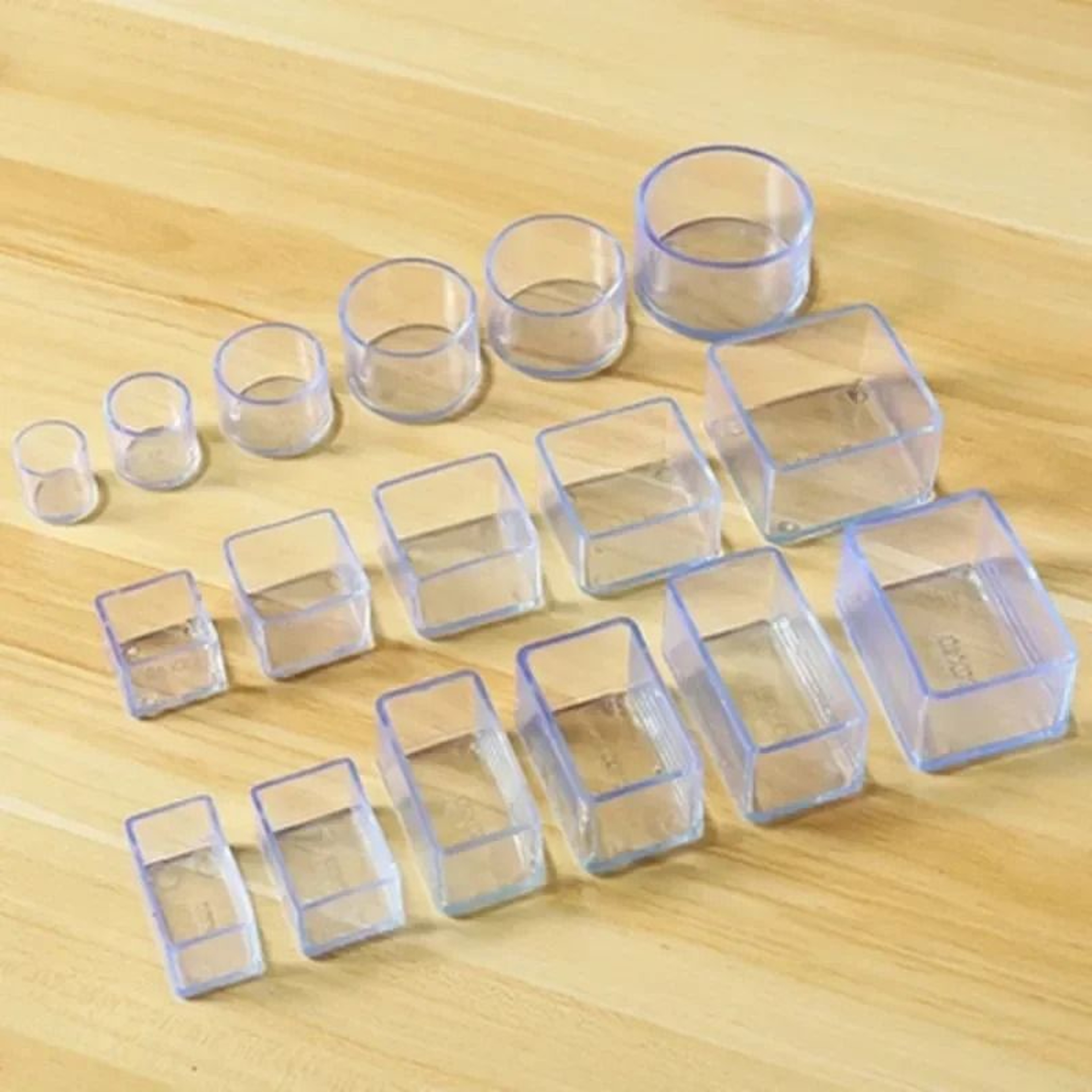 Silicone Chair Leg Pads Furniture Floor Protection Caps Set 4