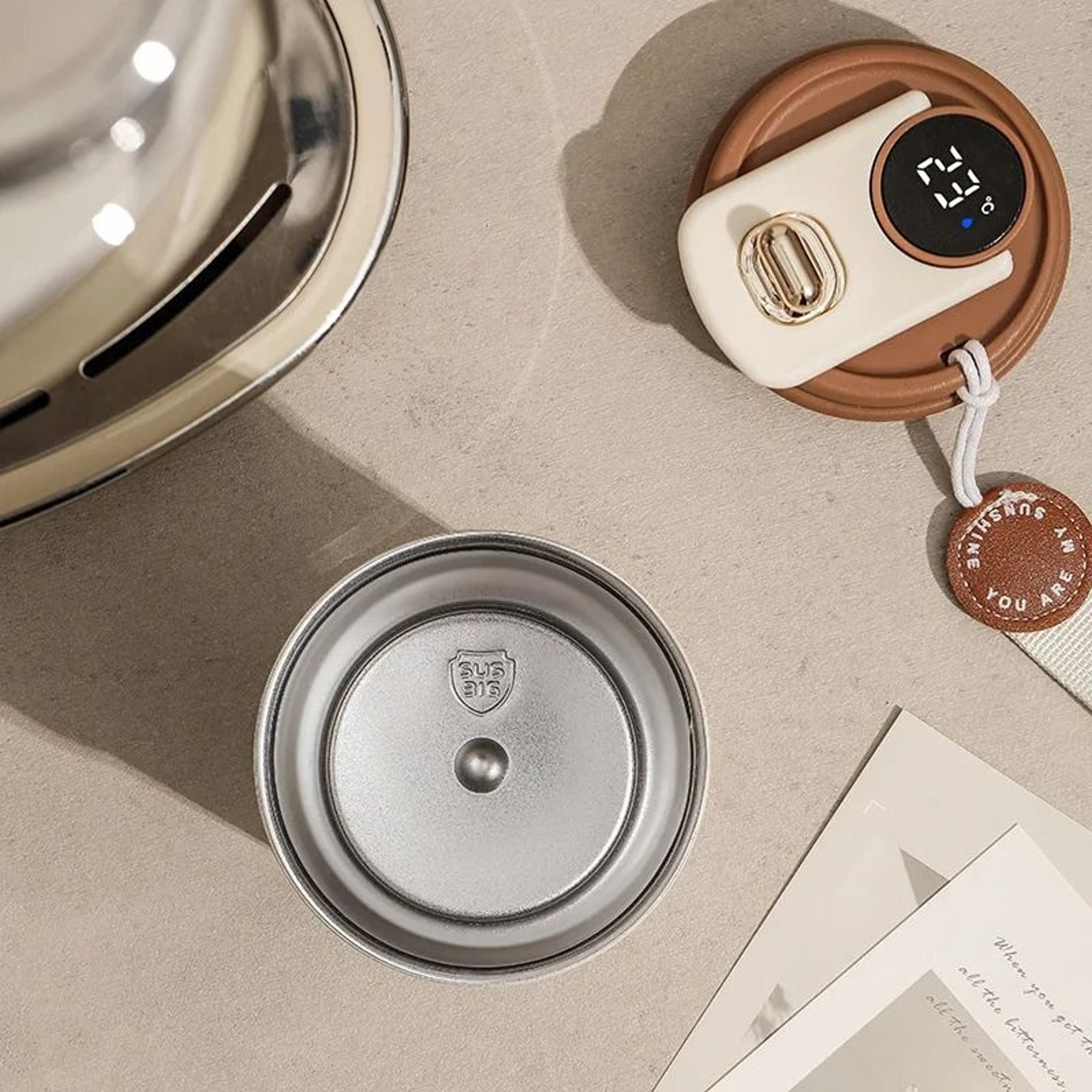 Smart Temperature Display Thermos Bottle 316 Stainless Steel Vacuum Coffee Mug 2