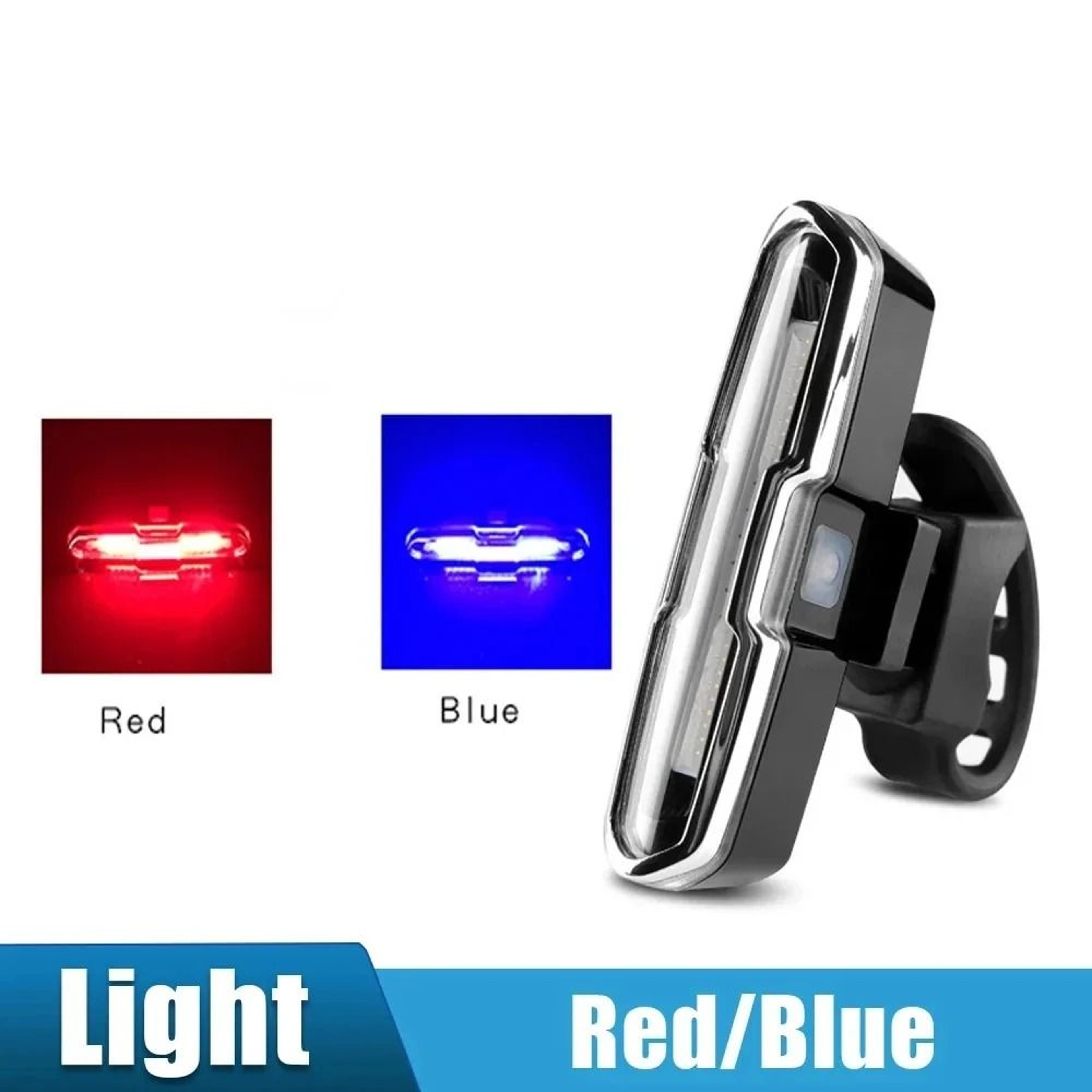 Bike Light Taillight LED Ultra Bright USB Charging Safety Warning Bicycle Rear Light 7
