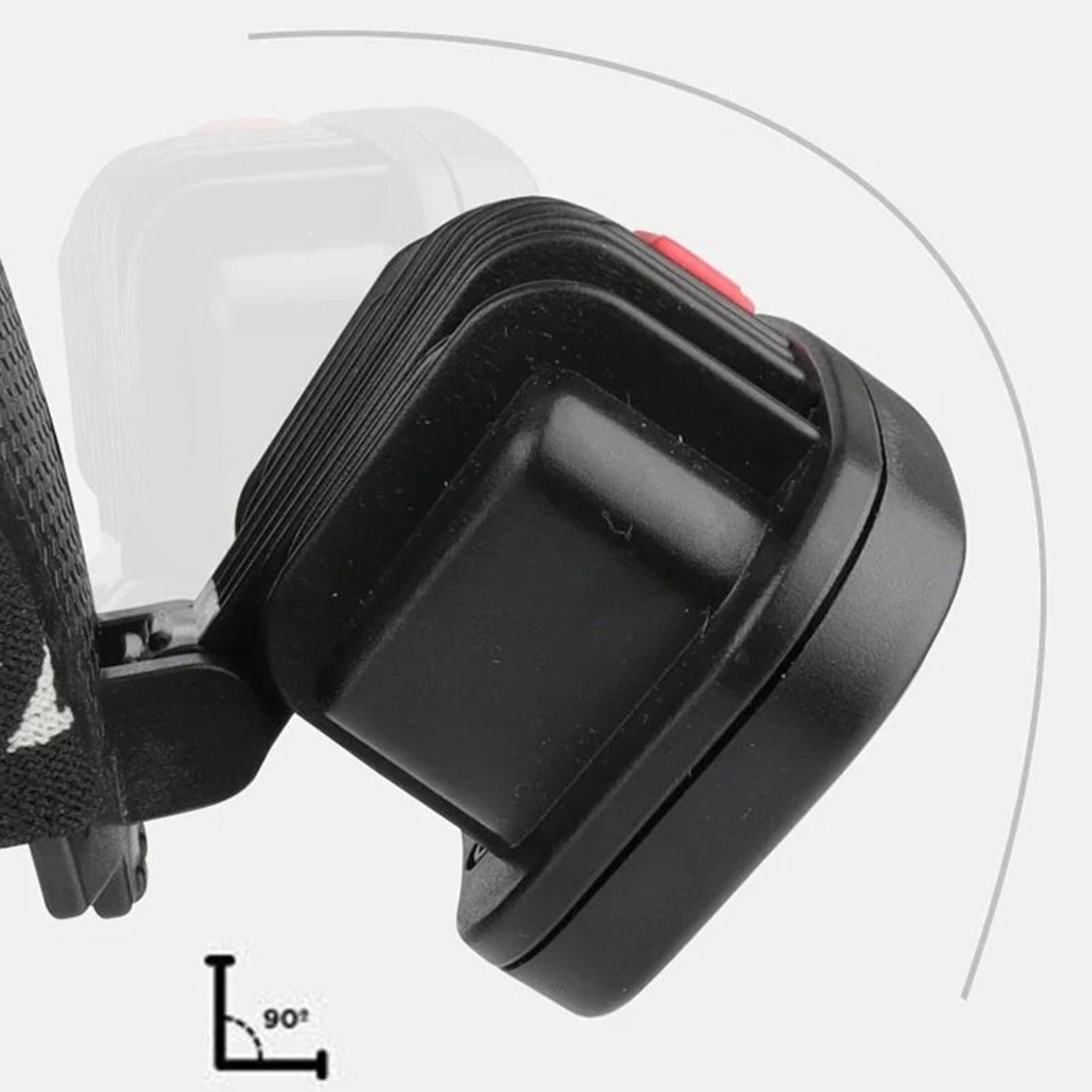 ZK40 Wide Angle COB LED Headlamp With USB Rechargeable Dual Battery Design 2