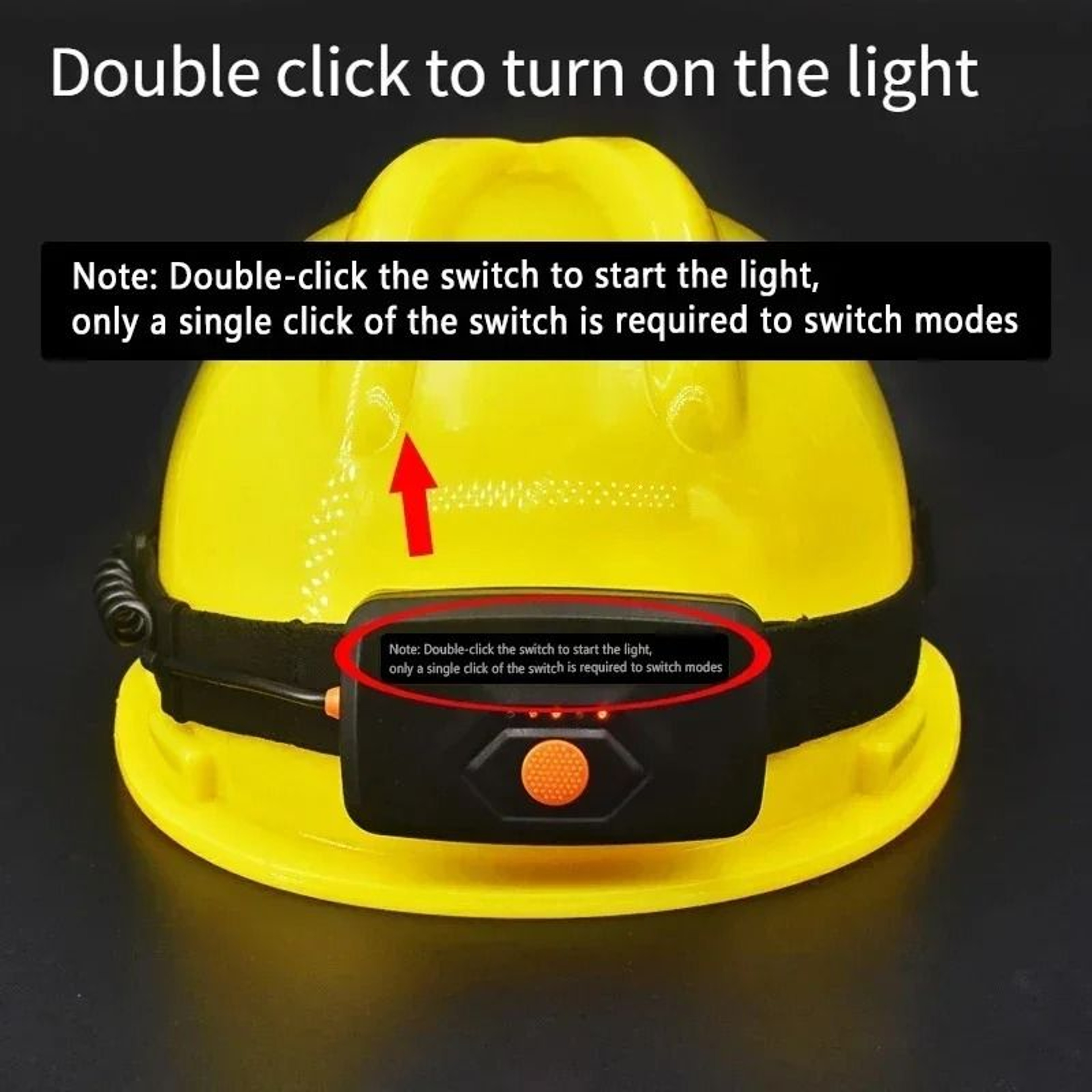 High Power Rechargeable LED Headlamp With COB Light And Extended Battery Life 4