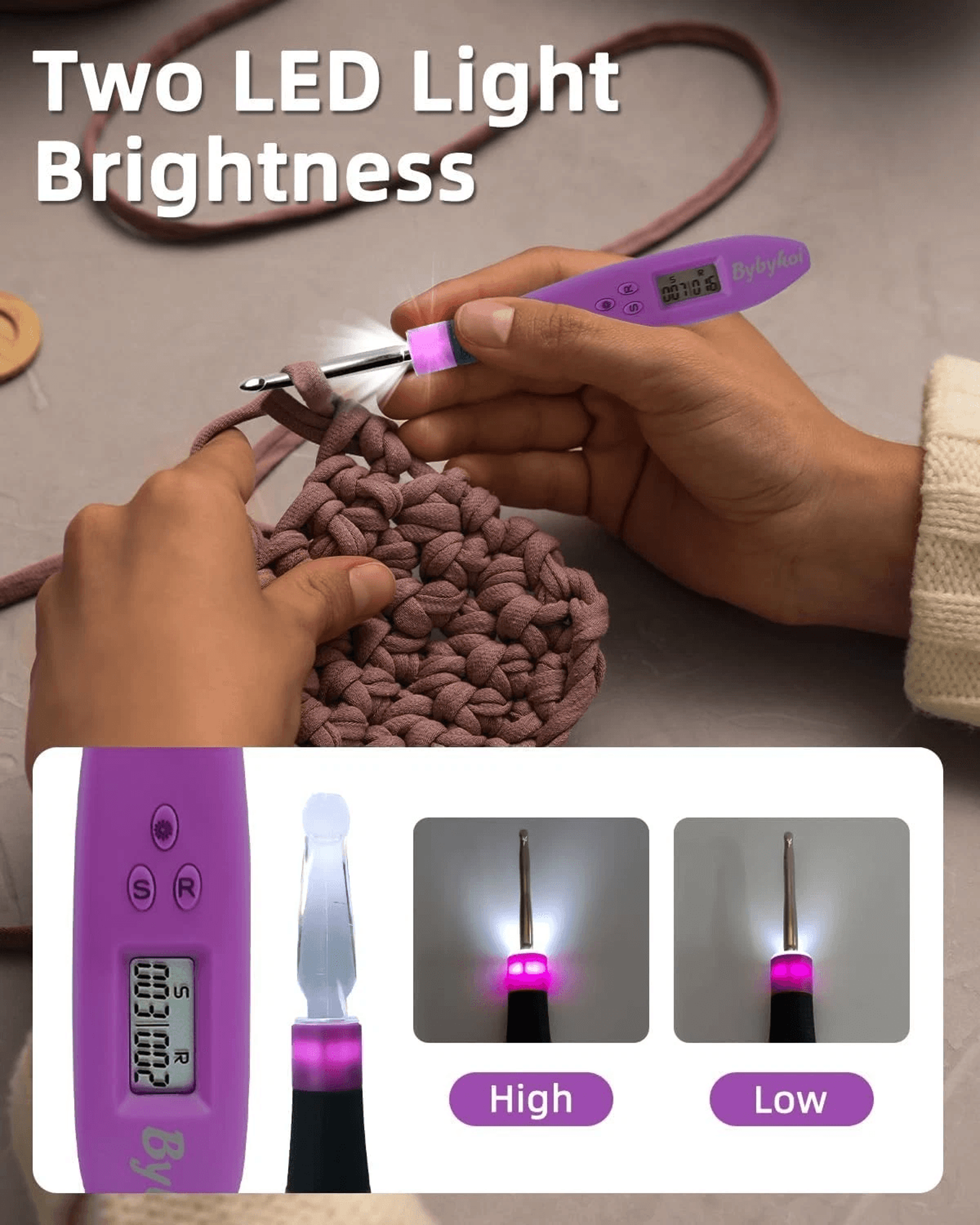 best LED crochet hook for seniors