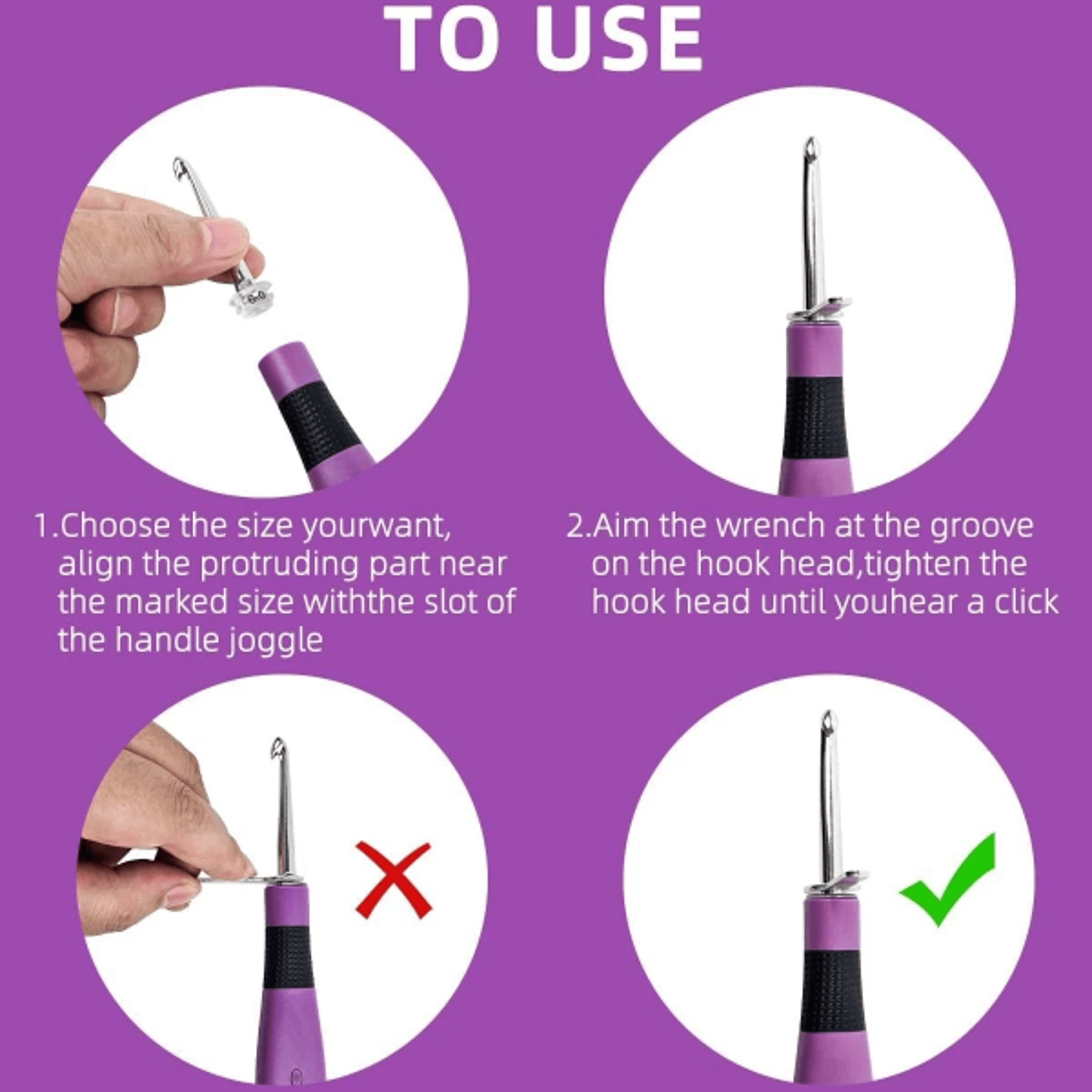 crochet tool with stitch counter