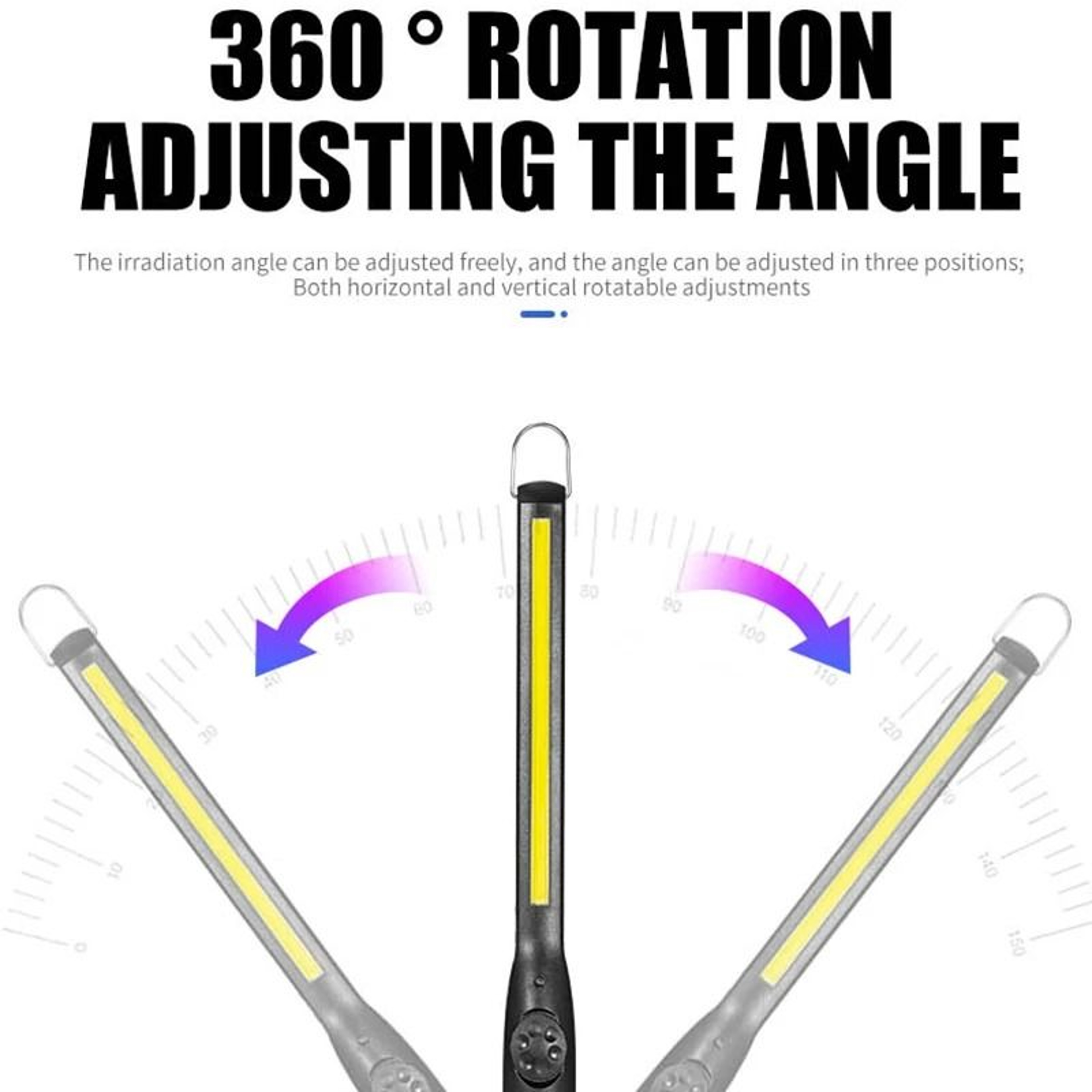 Rechargeable COB LED Magnetic Work Light For Car Repair And Home Use 1