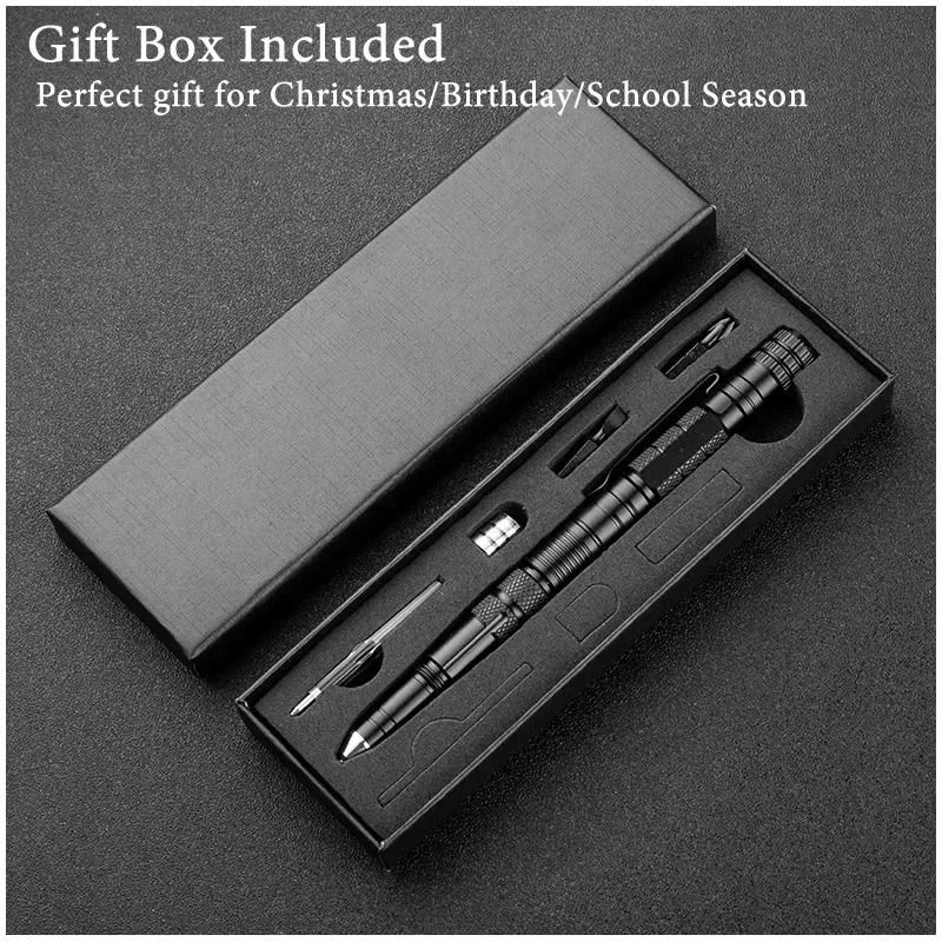 10 In 1 Tactical Multi Function Survival Pen With Flashlight Screwdriver And Bottle Opener 3
