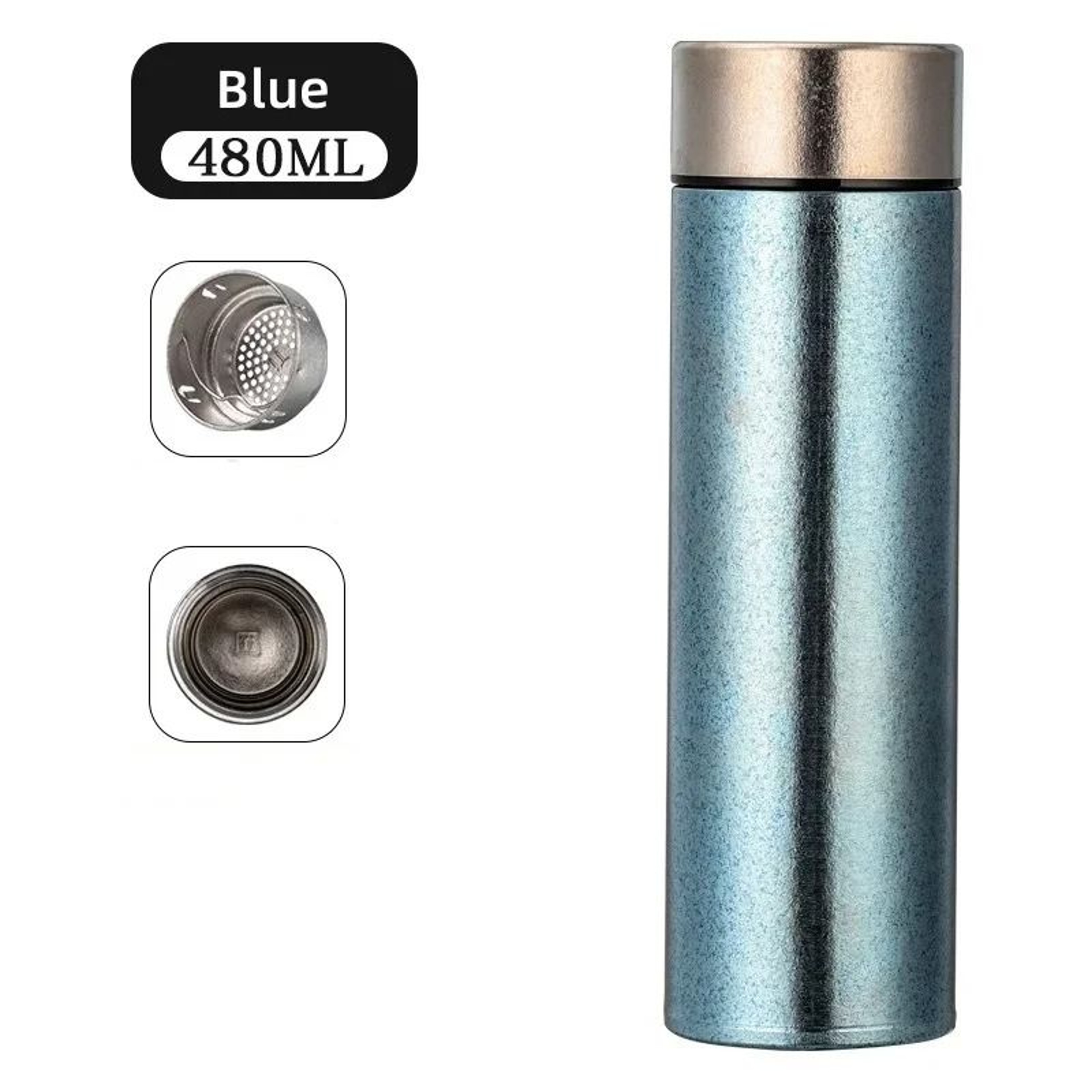 JUSTINLAU Pure Titanium Insulated Cup  Lightweight Thermal Bottle For Business  Travel 7