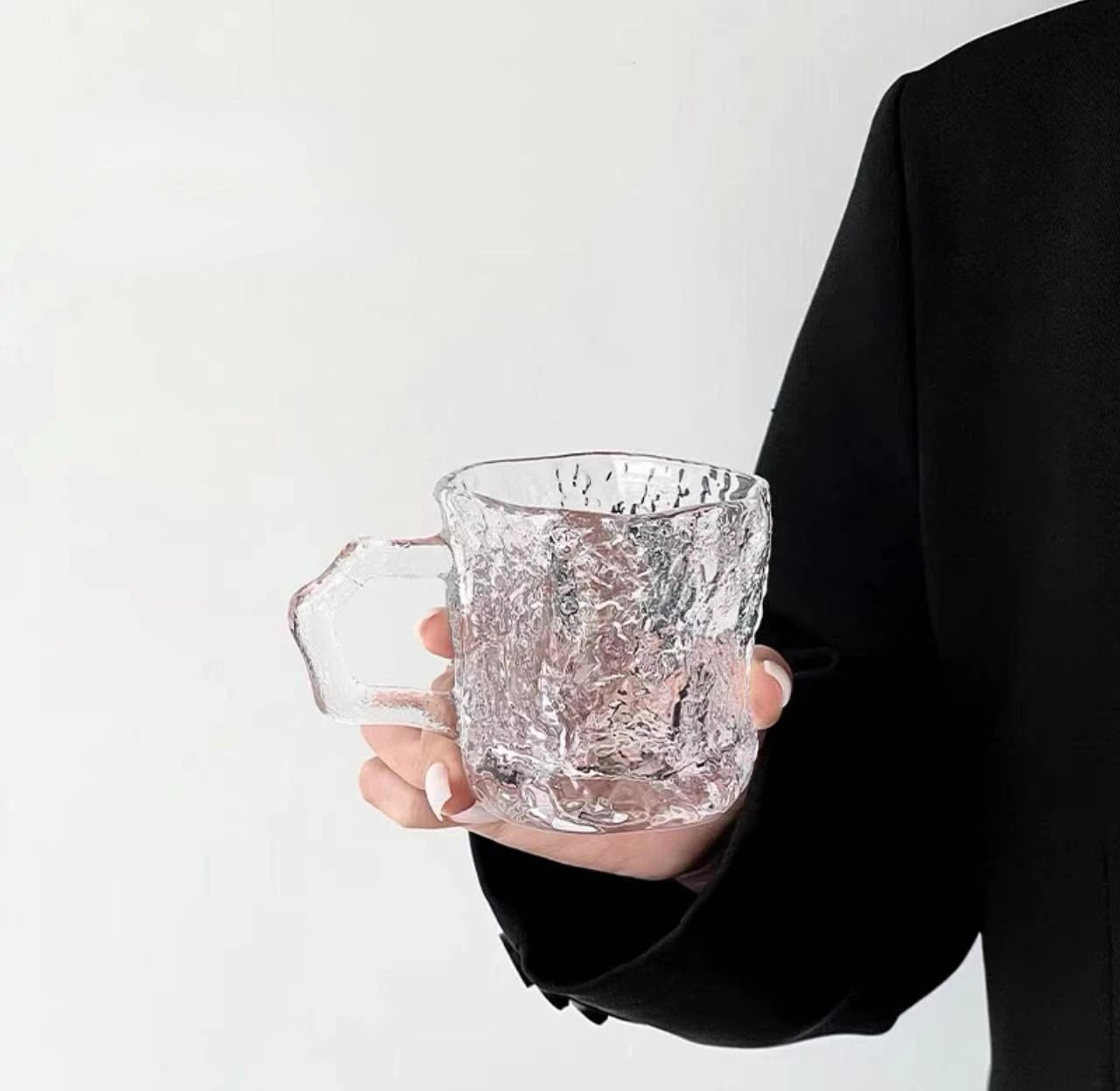 Rose Glacier Glass Mug  200ML HighAppearance Household Drinkware 6
