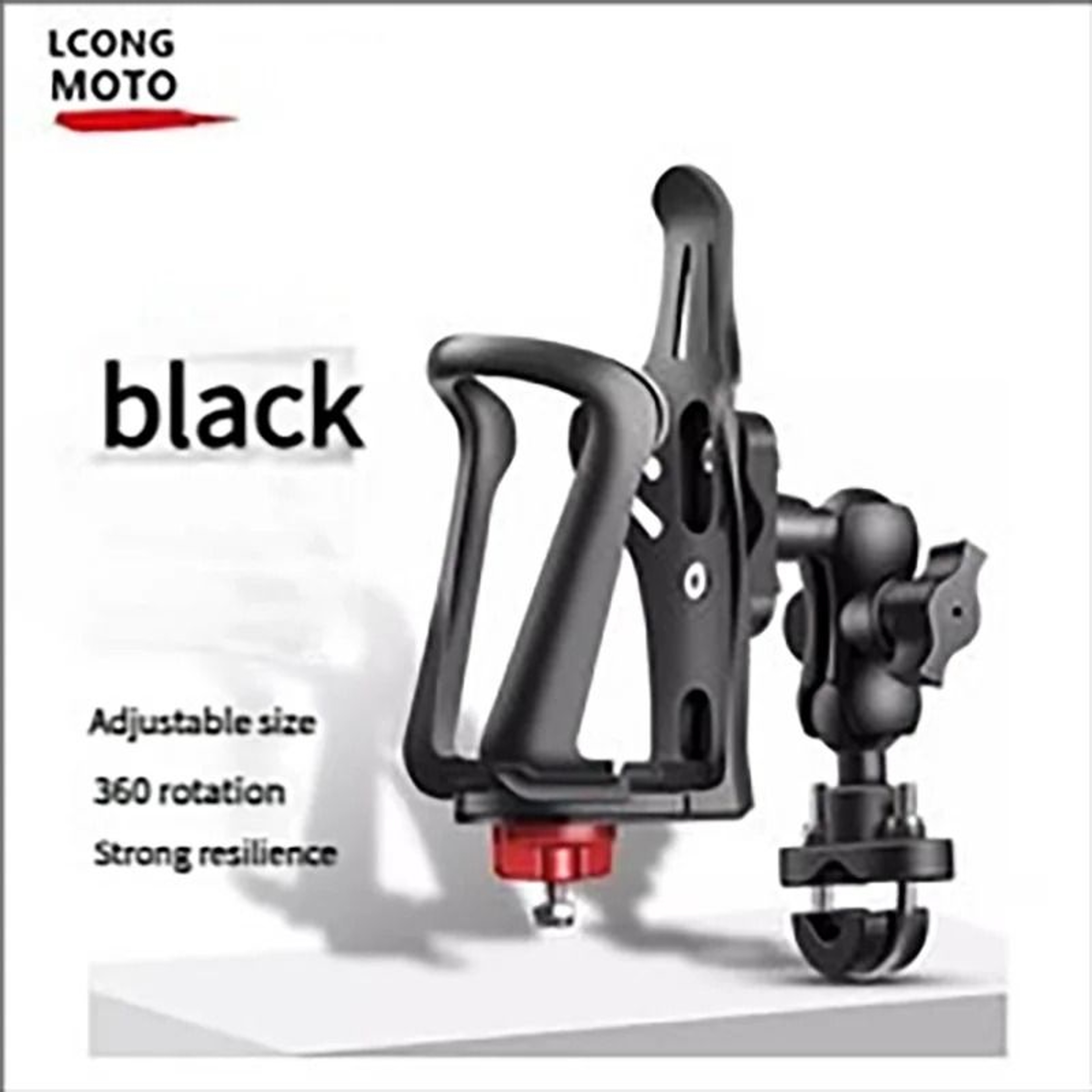 Universal 360 Rotating Bike  Stroller Cup Holder  Secure ToolFree Mount 5