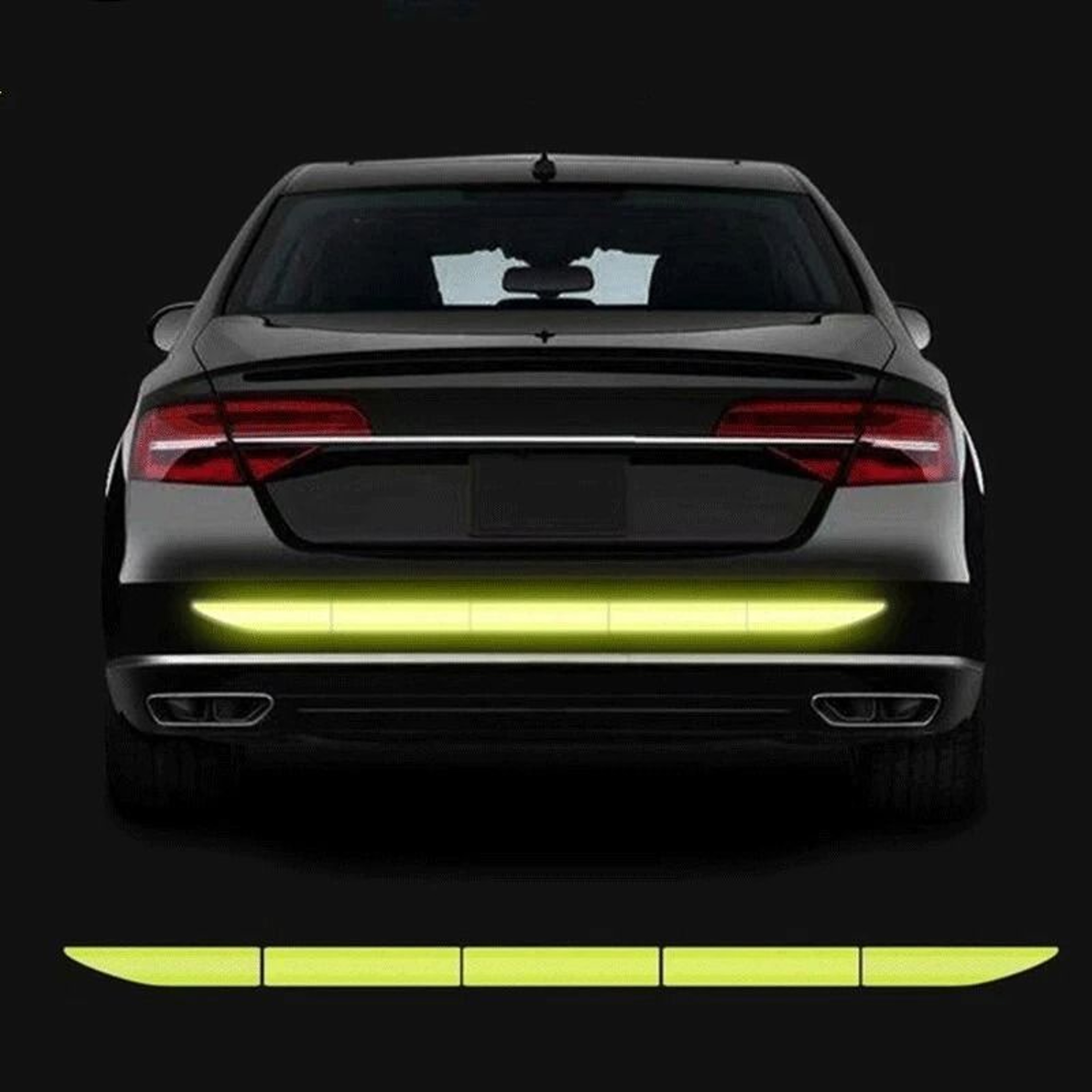 Reflective Car Decal Safety Warning Strips  Universal AntiCollision Night Reflector Tape For Vehicl 4