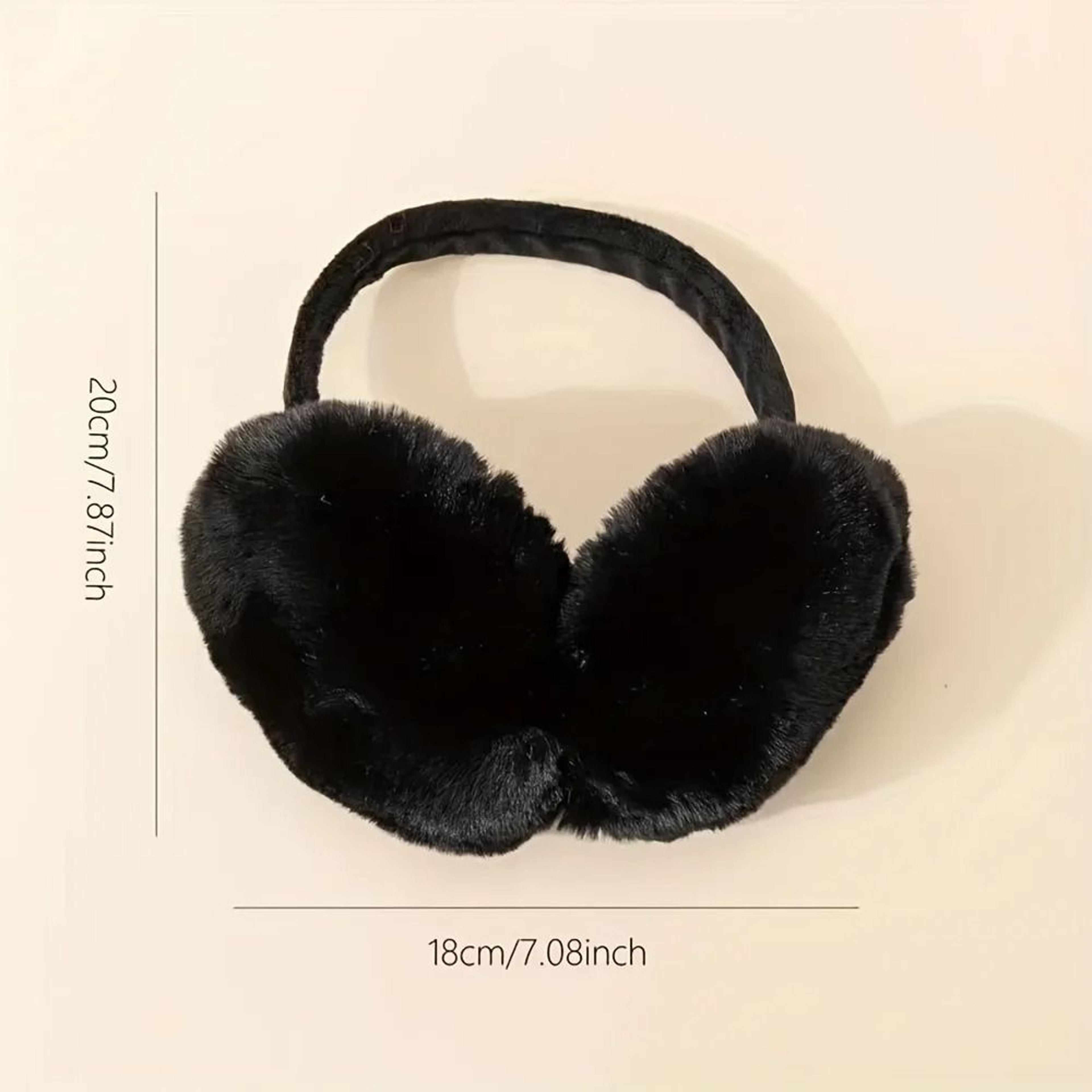Outdoor Warm Plush Earmuffs Ideal Christmas Gift Folding Winter Ear Protectors For Cycling And Trav 2