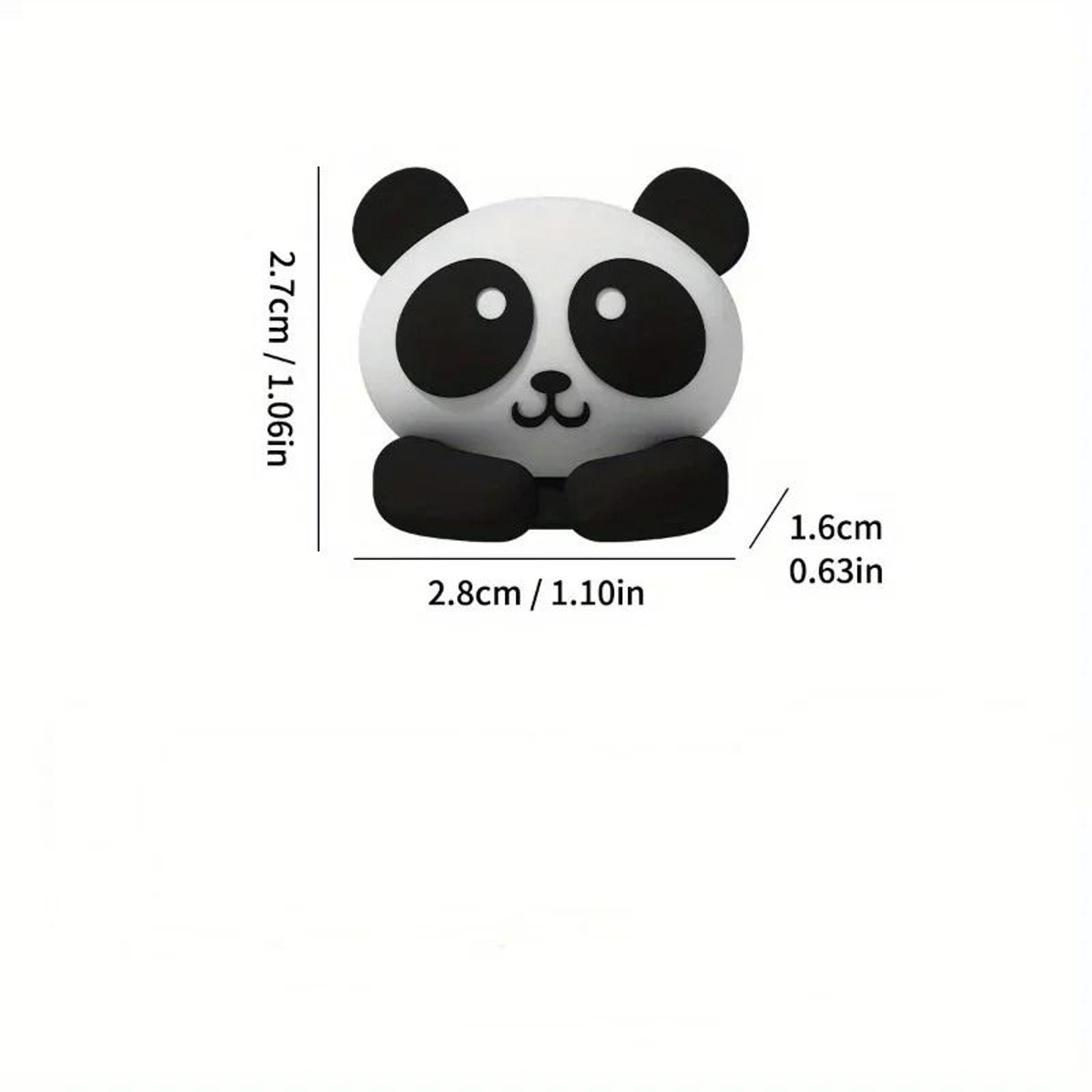 Cute Panda Animal Cable Clip And Charging Cable Holder With Protective Cover For Tables And Bedside 2