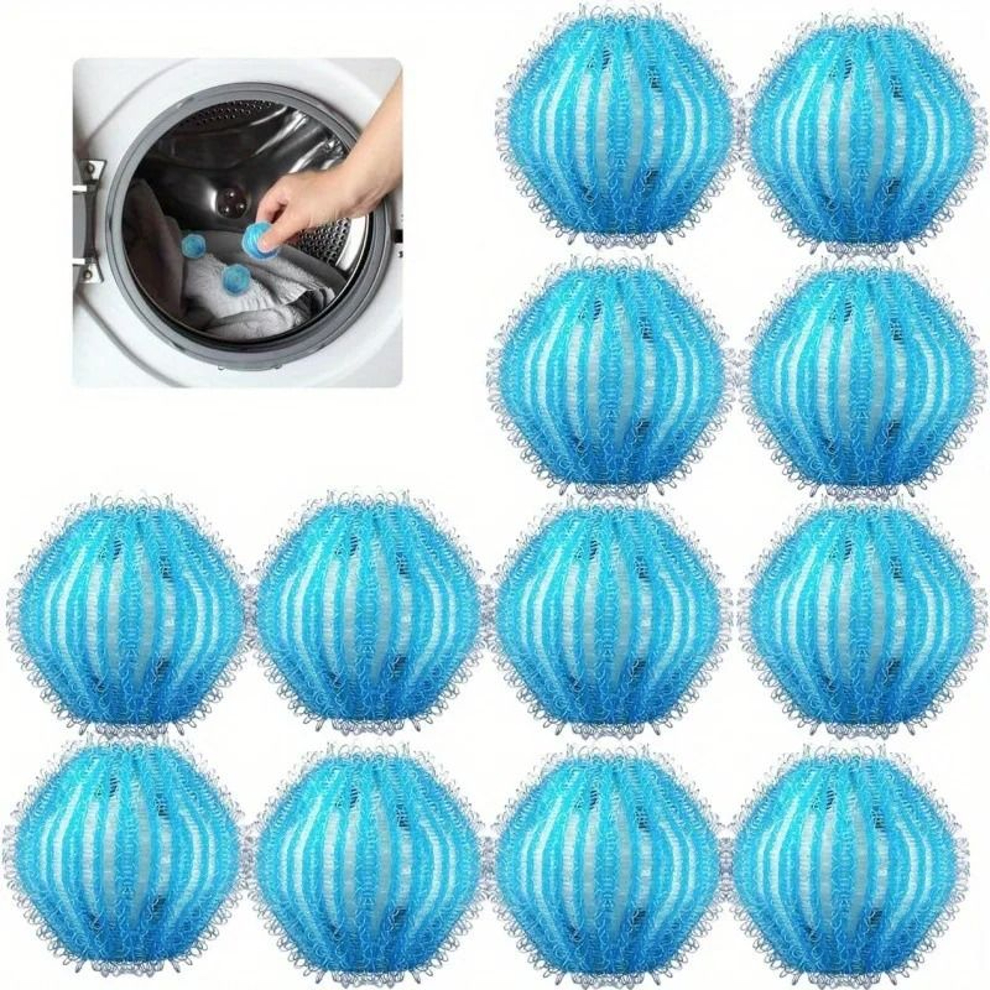 Reusable Roller Washing Machine Hair Remover And AntiTangle Laundry Balls 0