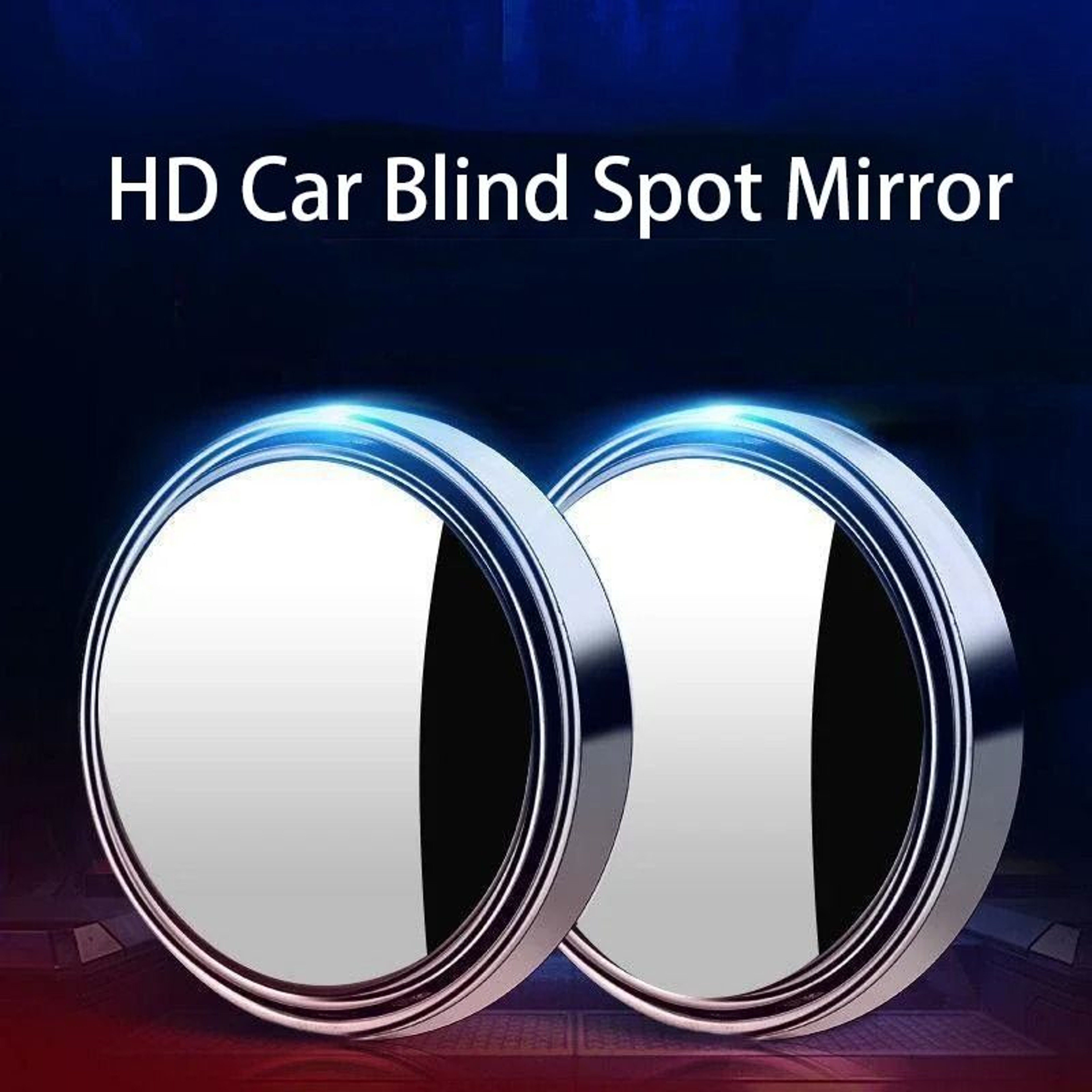 360 Degree Adjustable Convex Blind Spot Mirror Set For Safe Driving 3