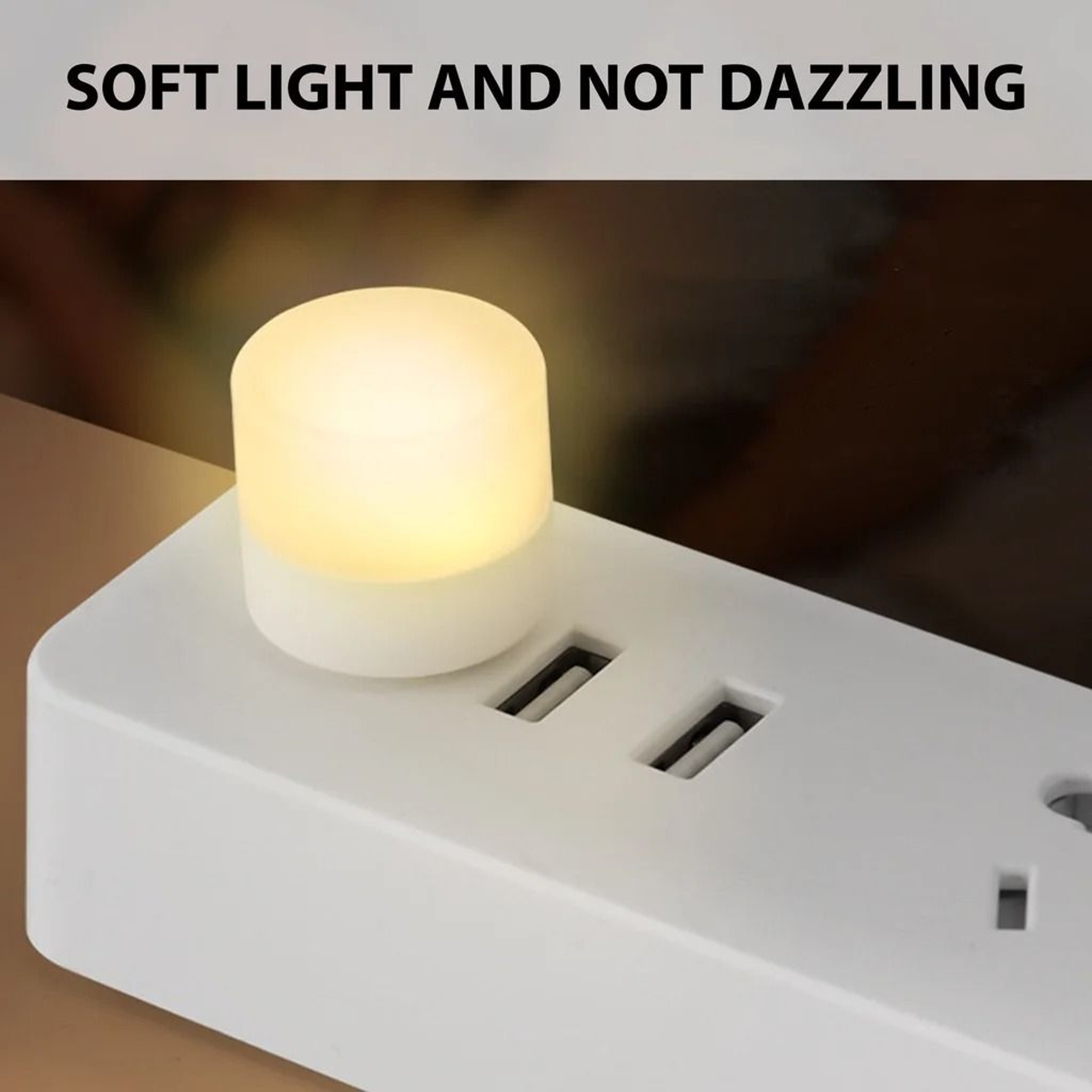 Portable Eye Protection Mini USB LED Night Light  Reading And Charging Lamp 2