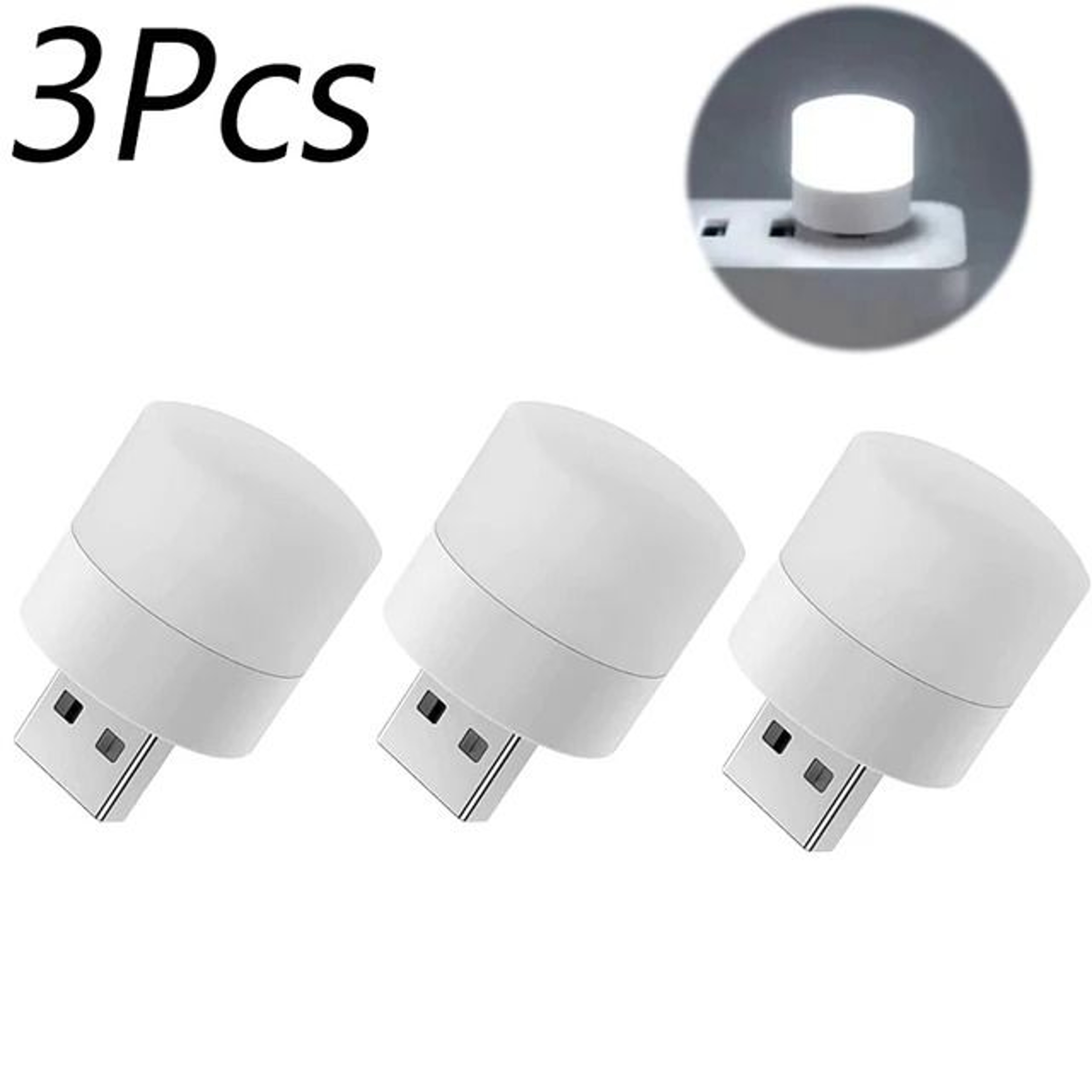 Portable Eye Protection Mini USB LED Night Light  Reading And Charging Lamp 9