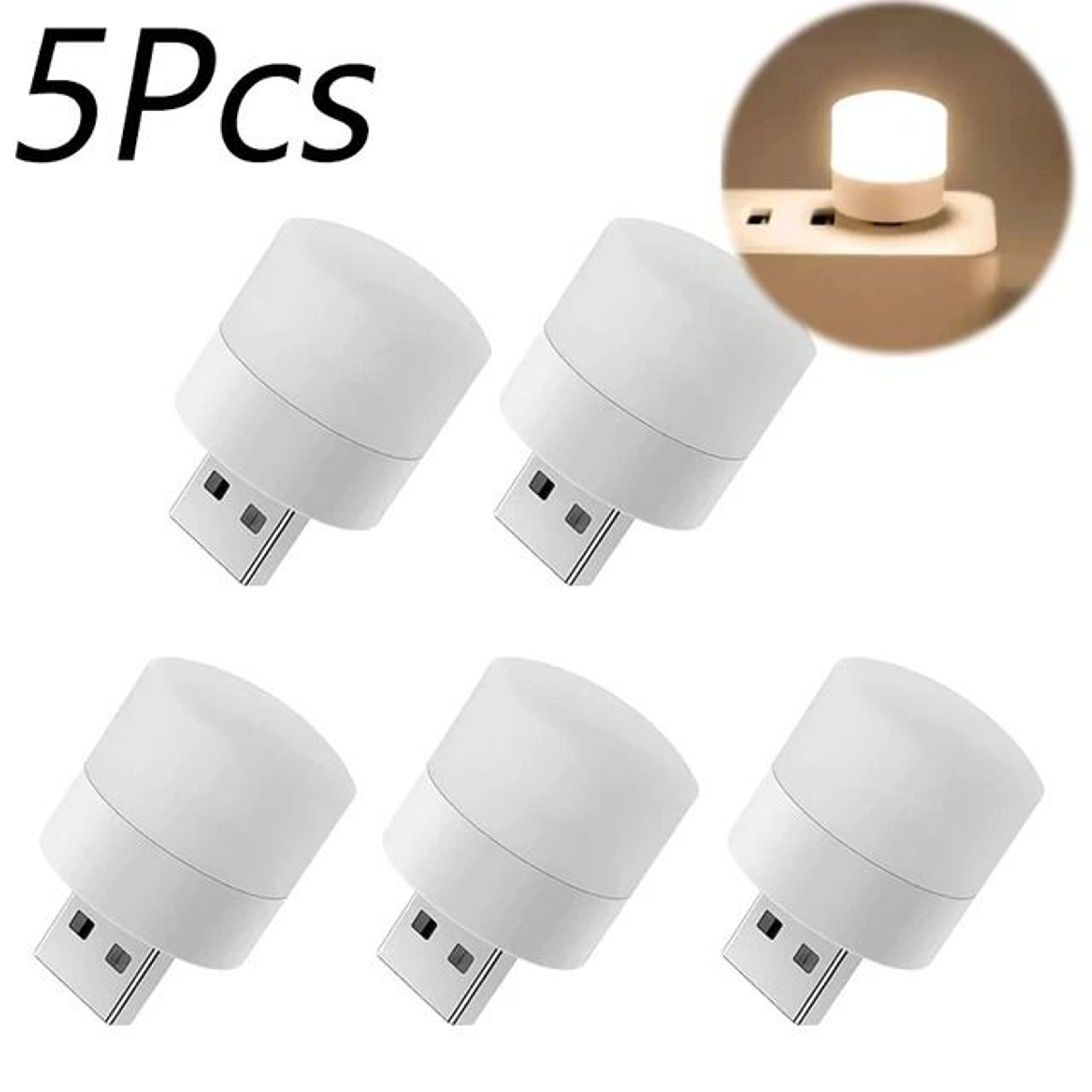 Portable Eye Protection Mini USB LED Night Light  Reading And Charging Lamp 10