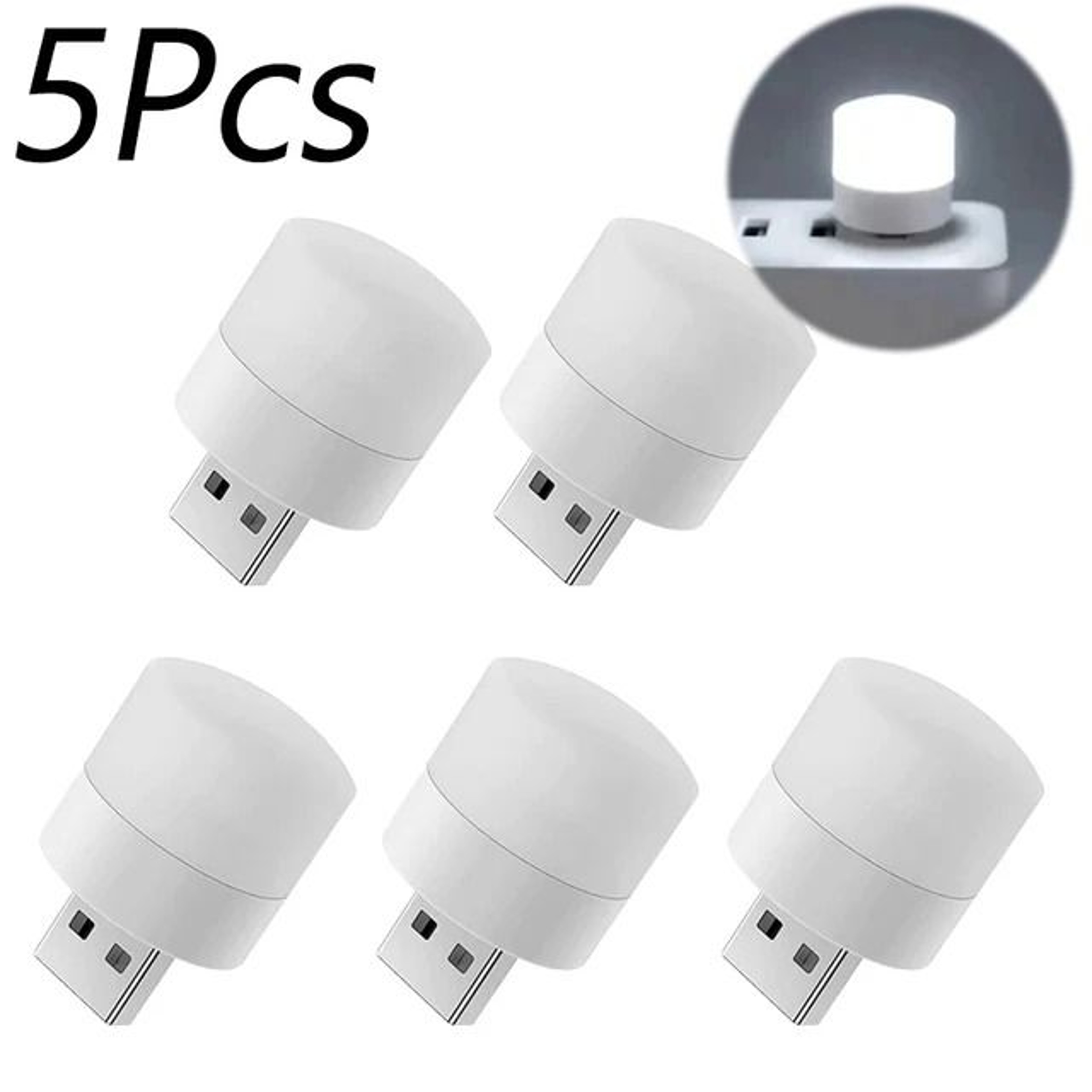 Portable Eye Protection Mini USB LED Night Light  Reading And Charging Lamp 11