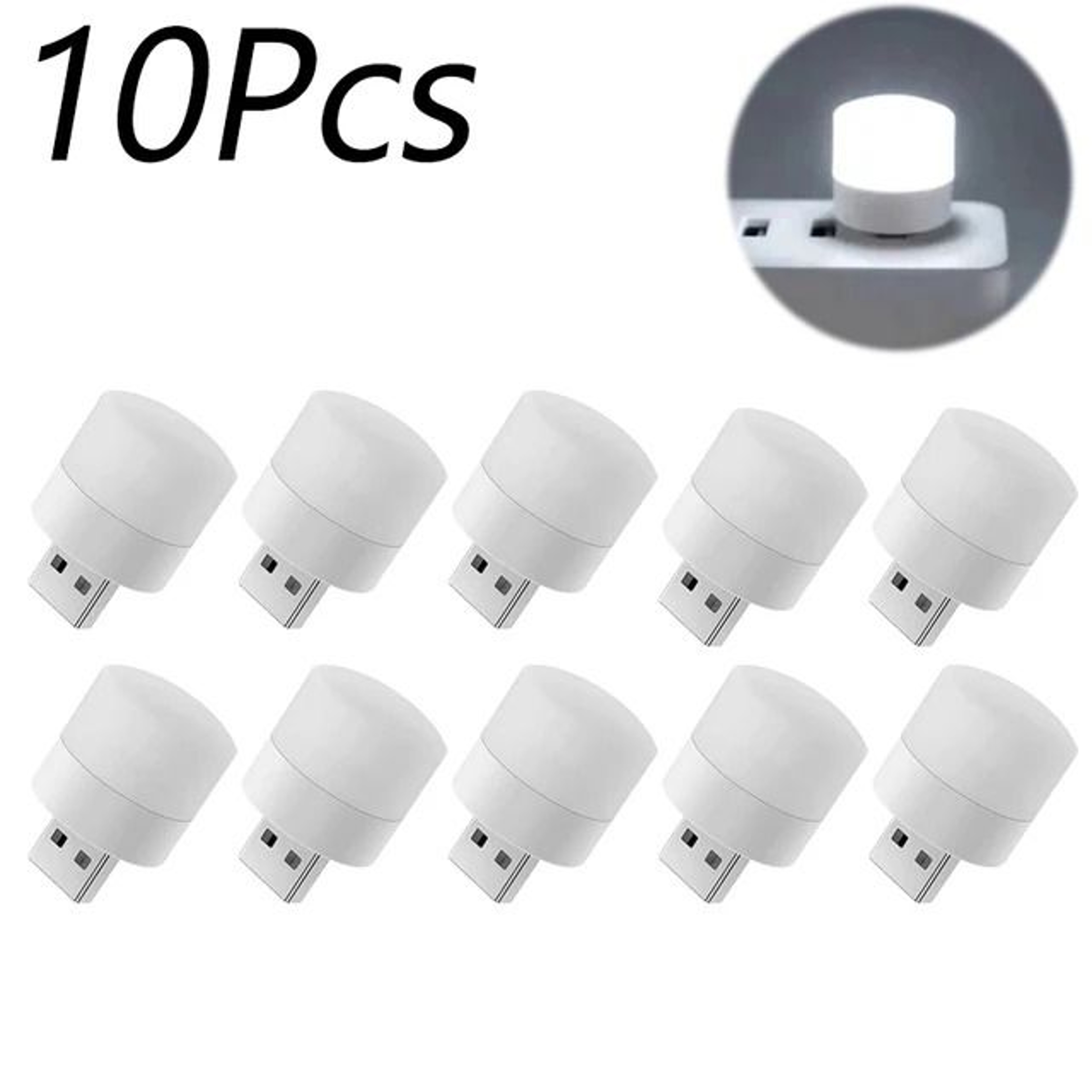 Portable Eye Protection Mini USB LED Night Light  Reading And Charging Lamp 13