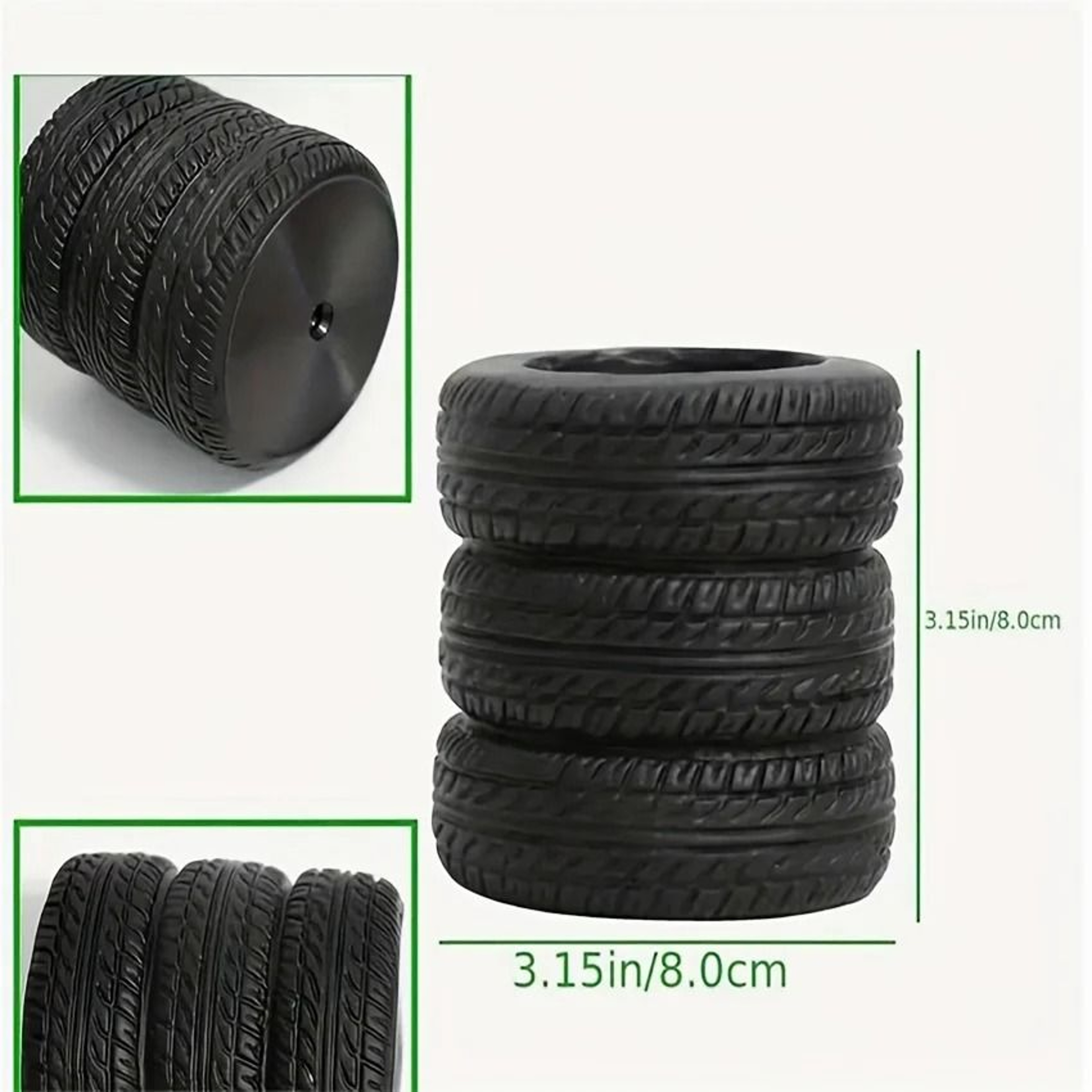 Creative TireShaped Pen Holder  Unique Office Desk Organizer 3