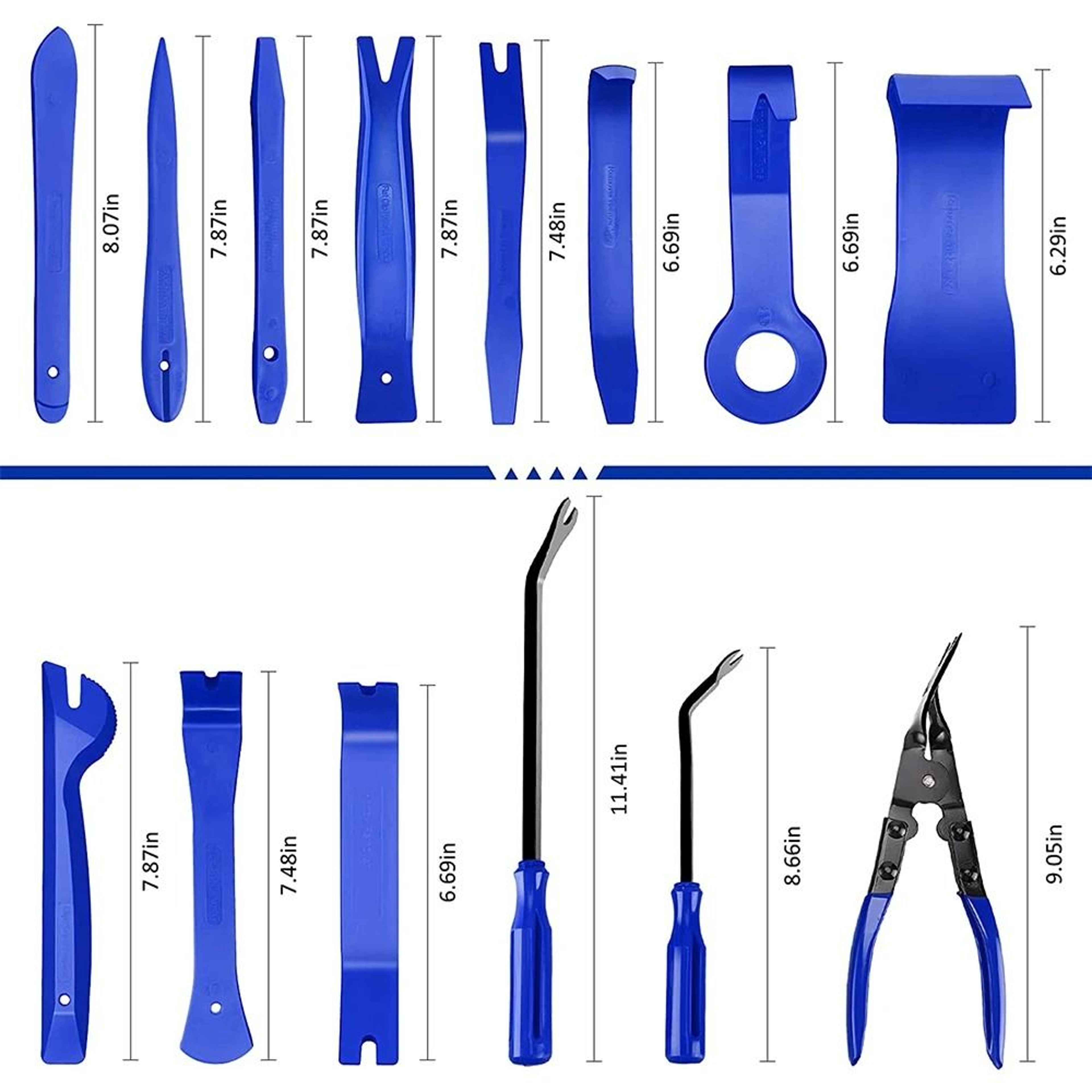 Professional Car Trim Removal Tool Set  Interior Disassembly  Fastener Kit 2