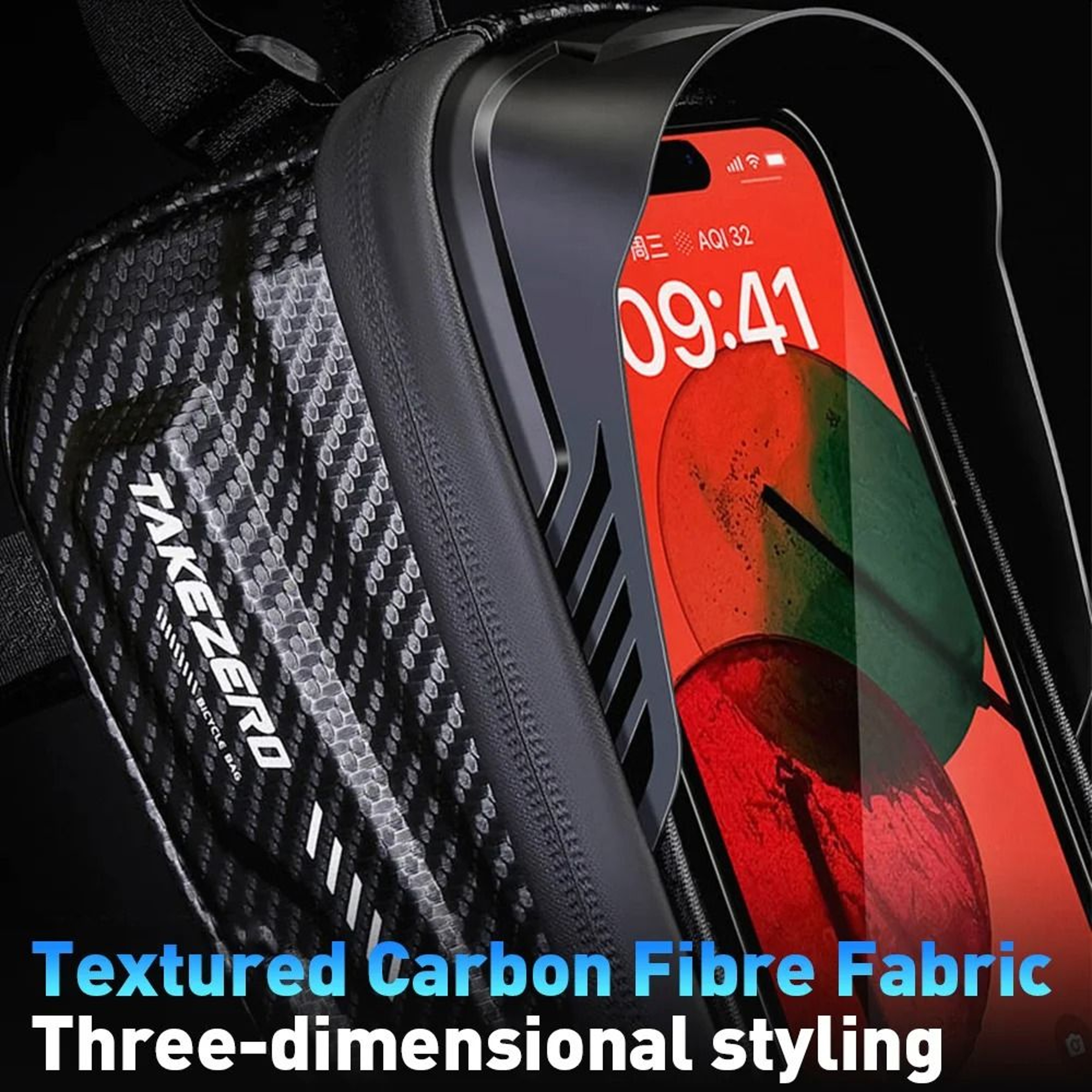 NEWBOLER Waterproof Bicycle Top Tube Bag  Touch Screen Phone Case 5