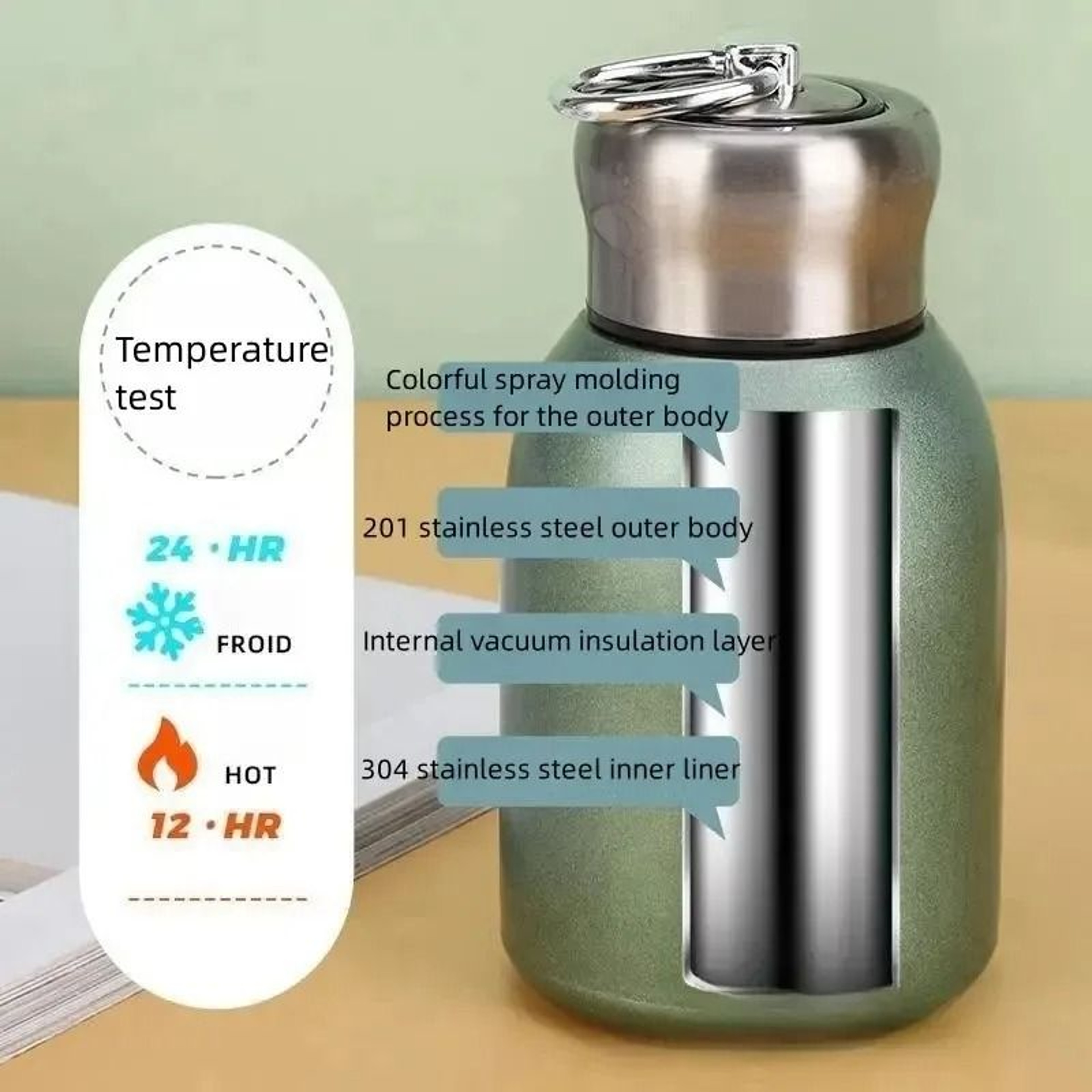 Insulated Stainless Steel Travel Mug For Camping And Outdoor Hydration 5