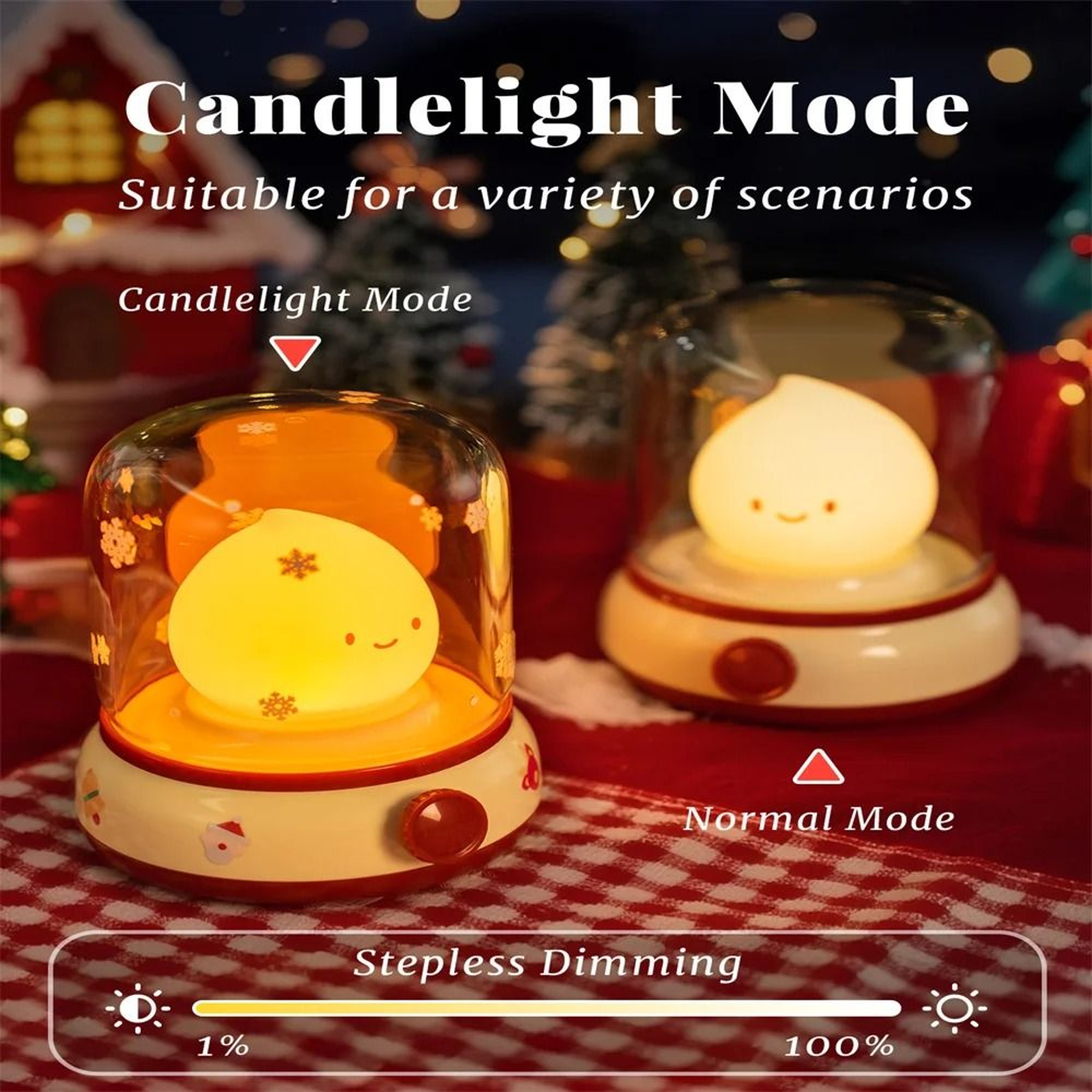Rechargeable Dimmable LED Night Light 2