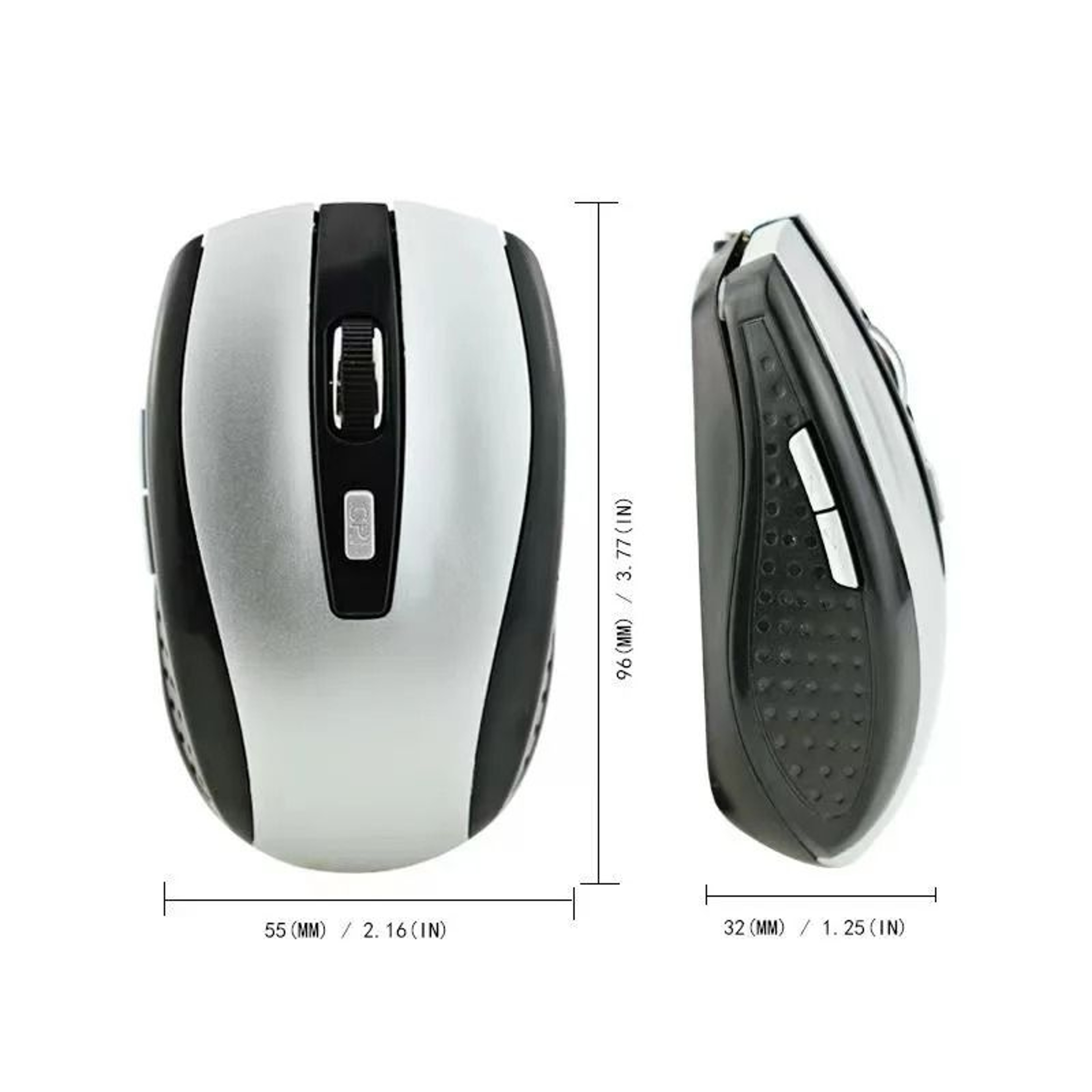 Ergonomic 24G Wireless Optical Mouse 2