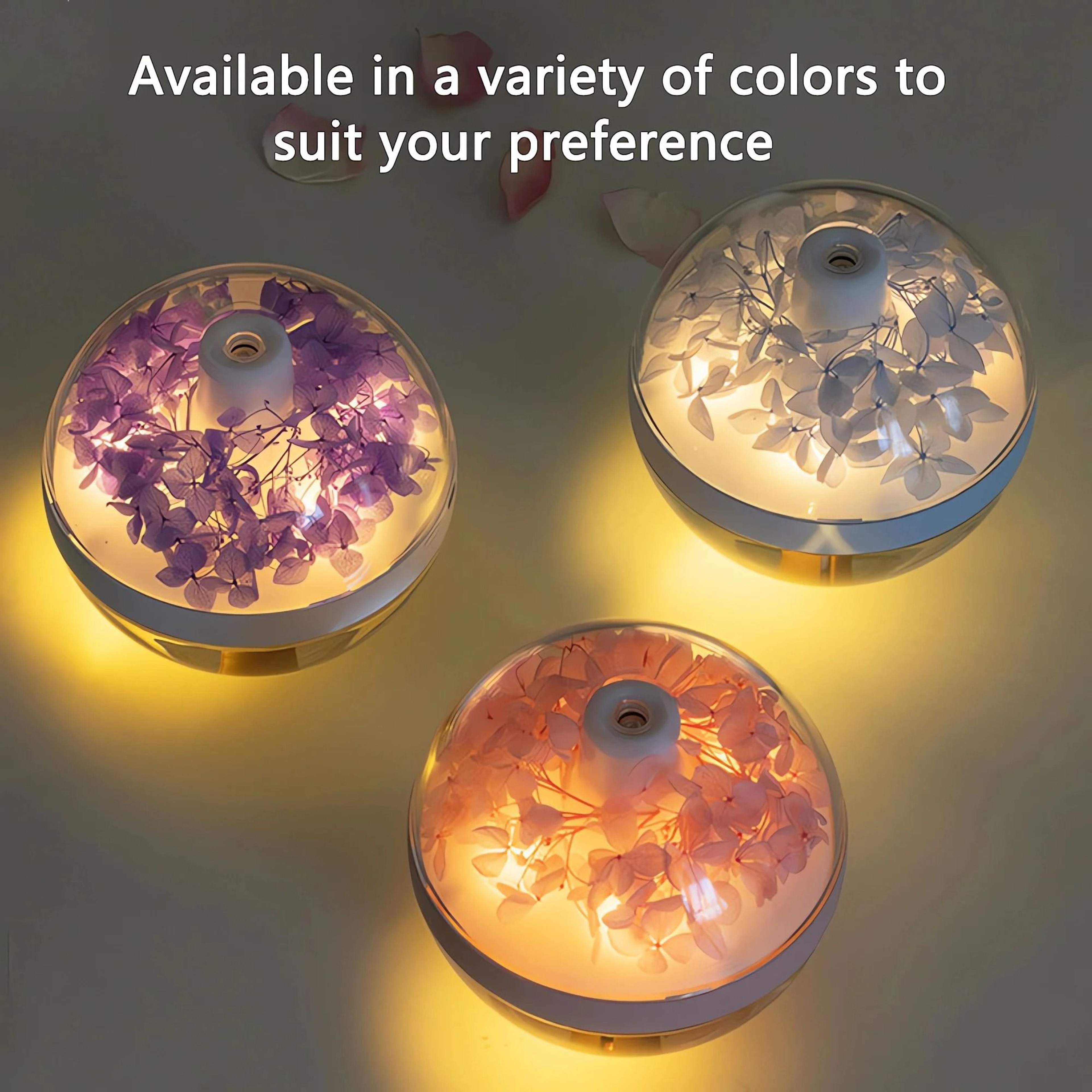 Eternal Flower Humidifier And Atmosphere Night Light 3