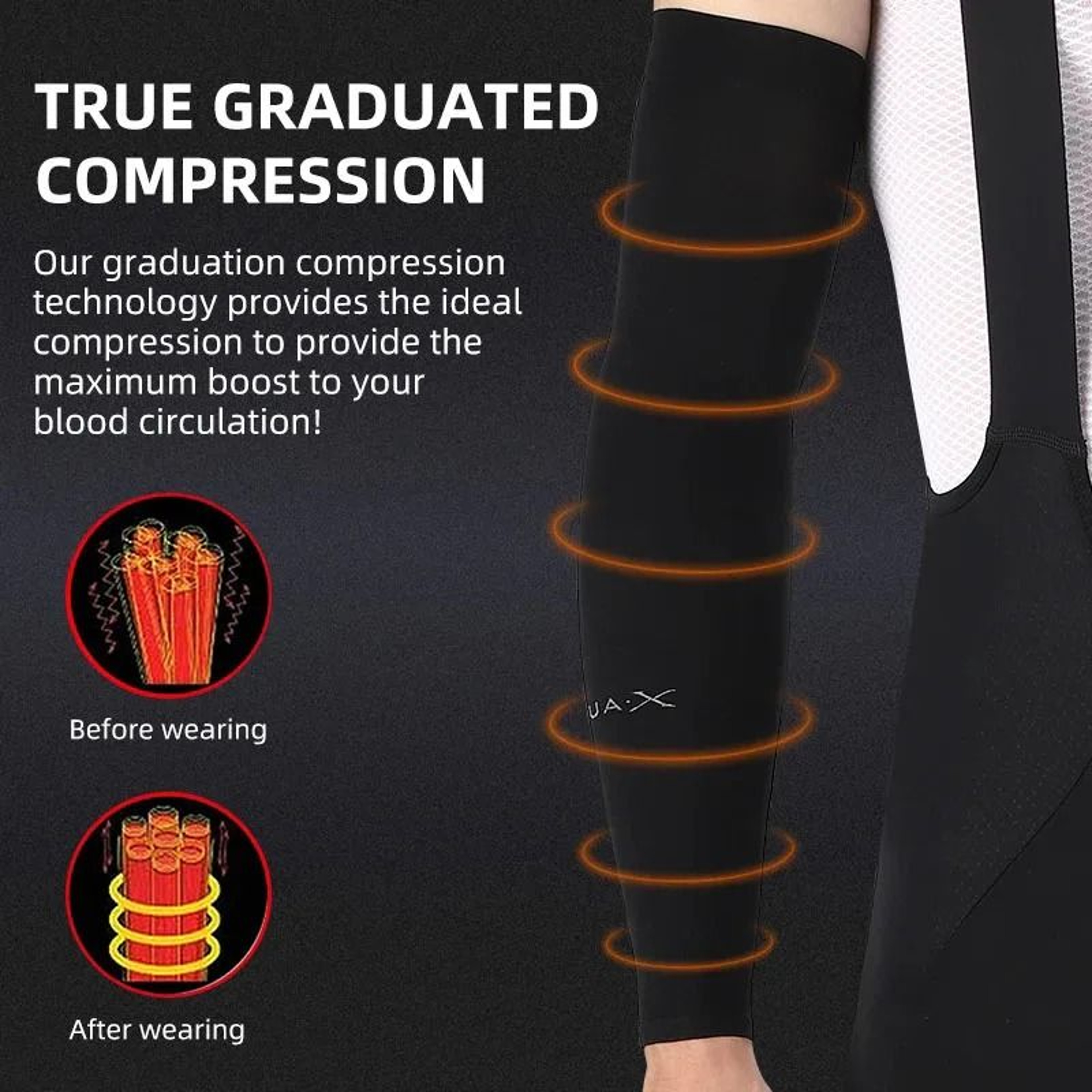 Ice Silk UV Protection Cooling Sports Arm Sleeves 1