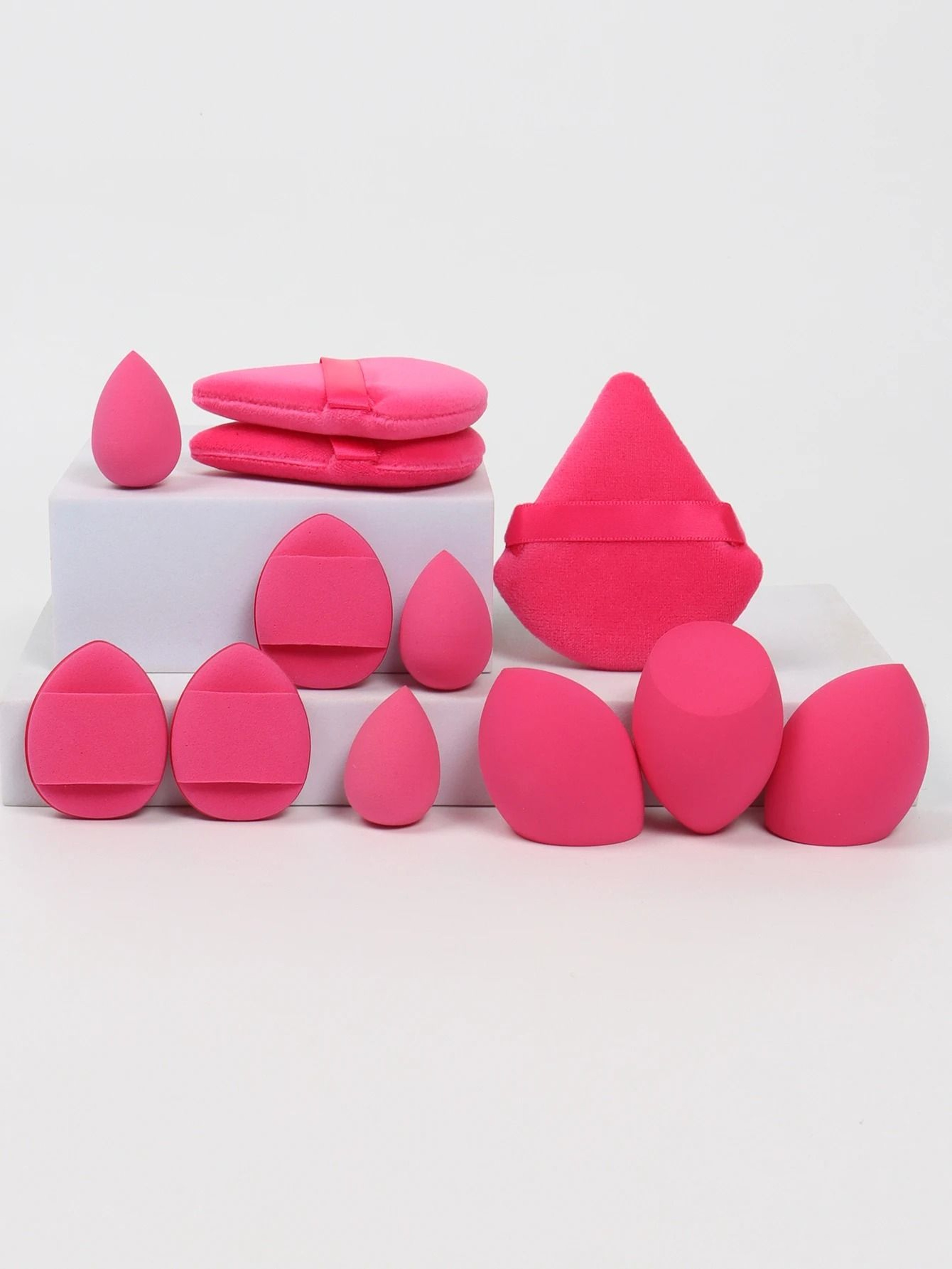 12Piece AllPurpose Makeup Sponge And Puff Set 1